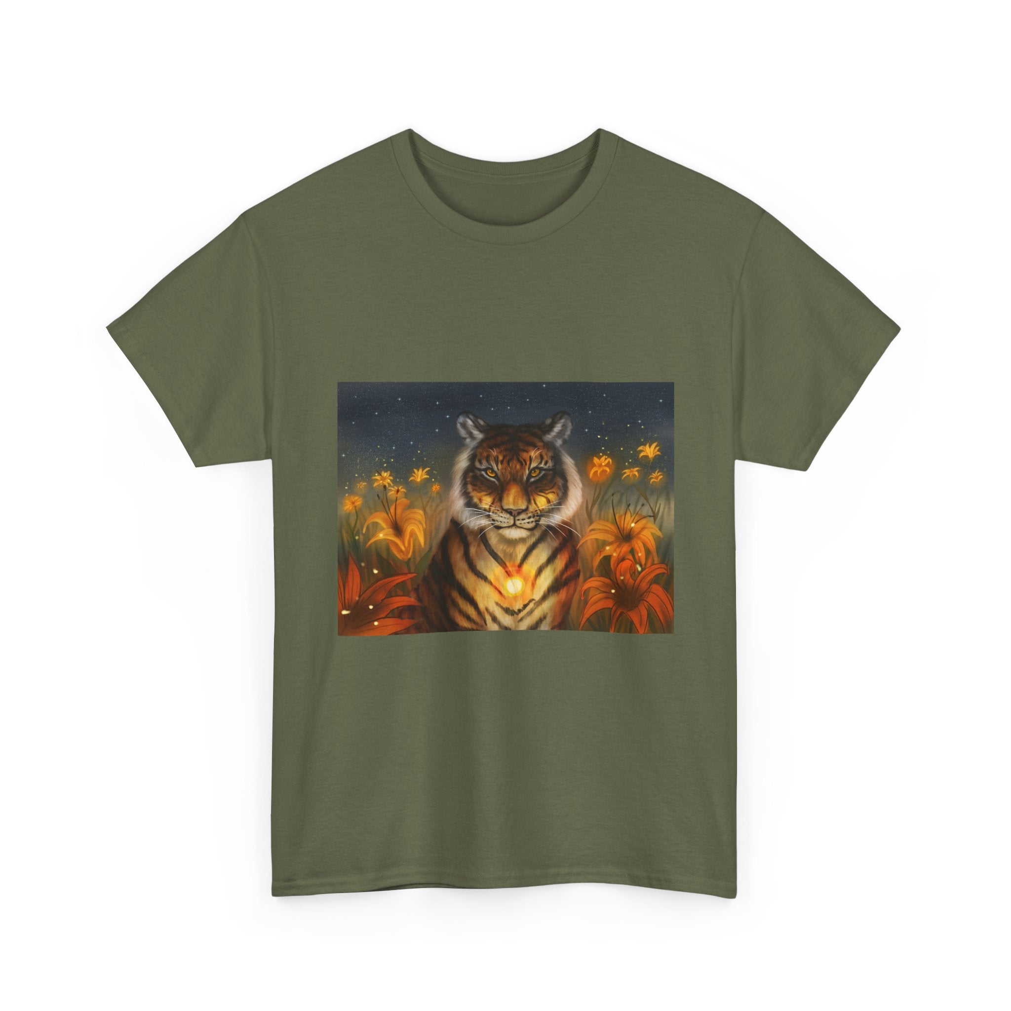 Tiger Lilies heavy Cotton Tee