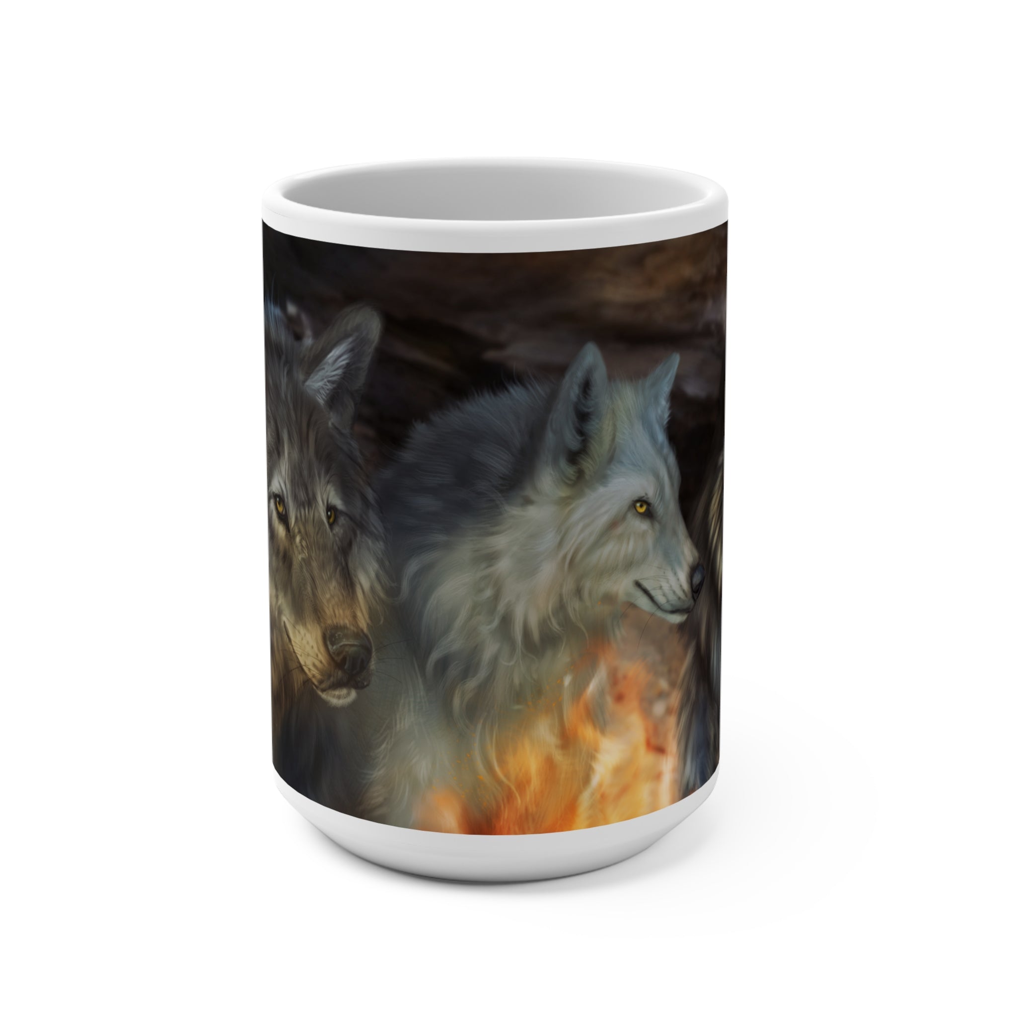 FireWolves Mug white  15oz