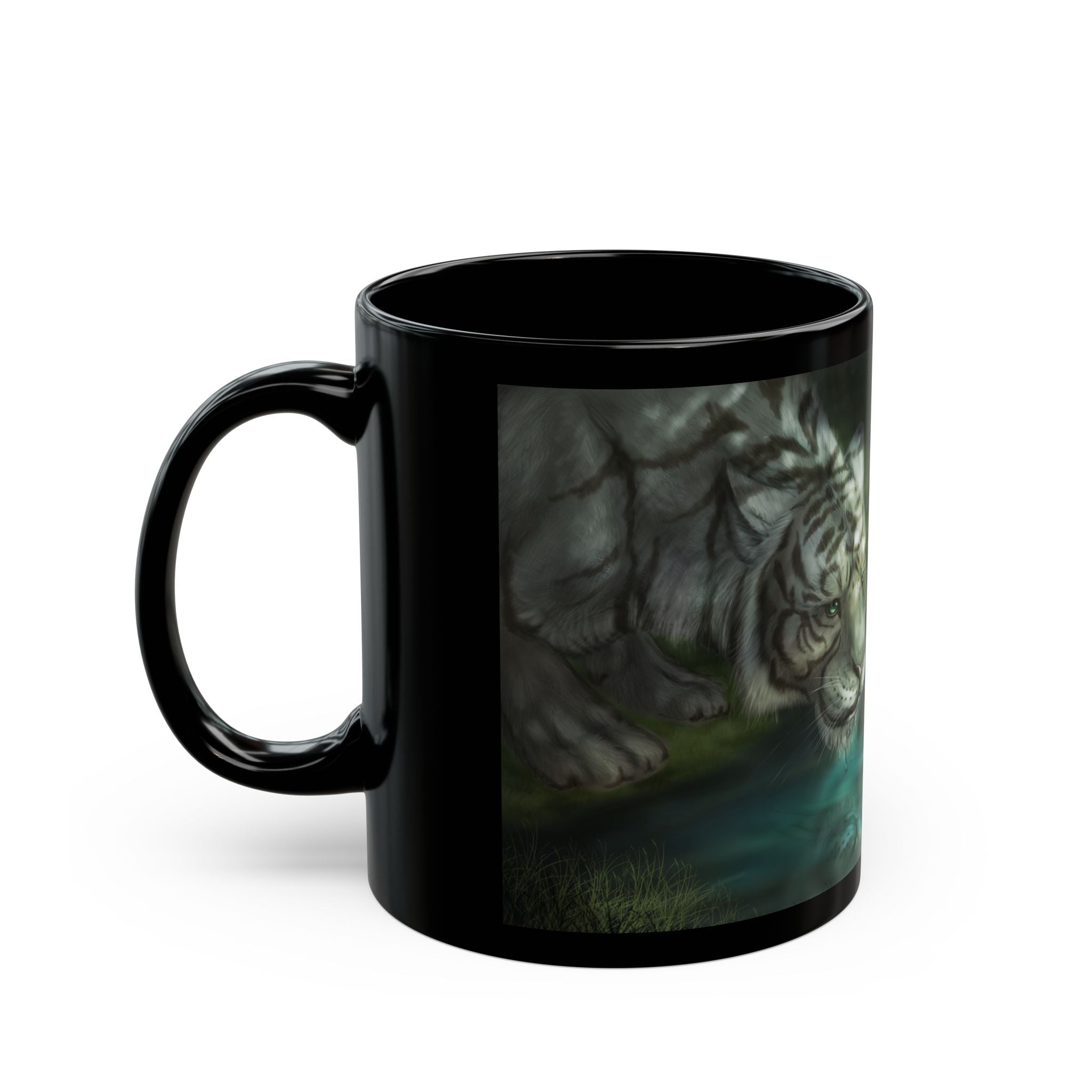 Black Tiger pool Mug (15oz)