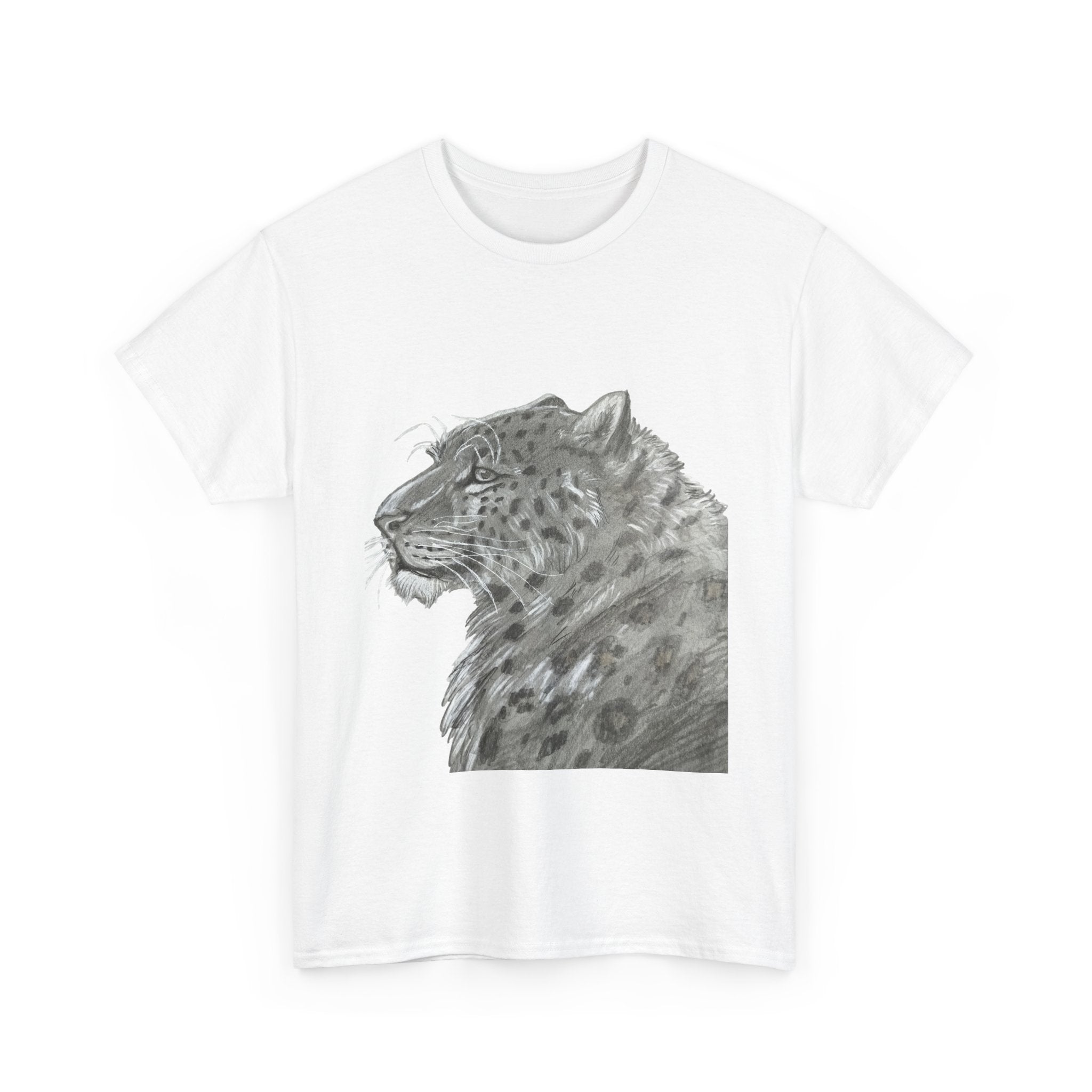 Leopard BW Heavy Cotton Tee