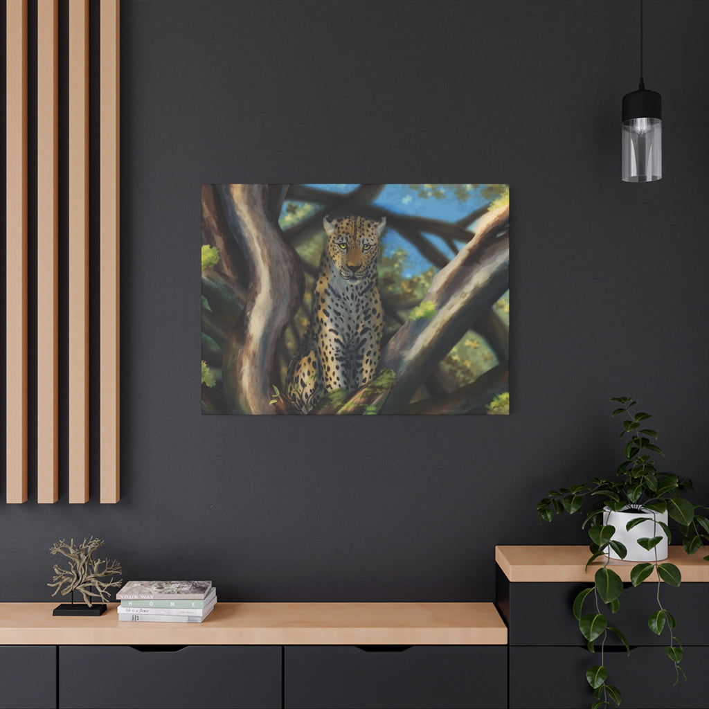 Cheetah Matte Canvas, Stretched, 1.25"