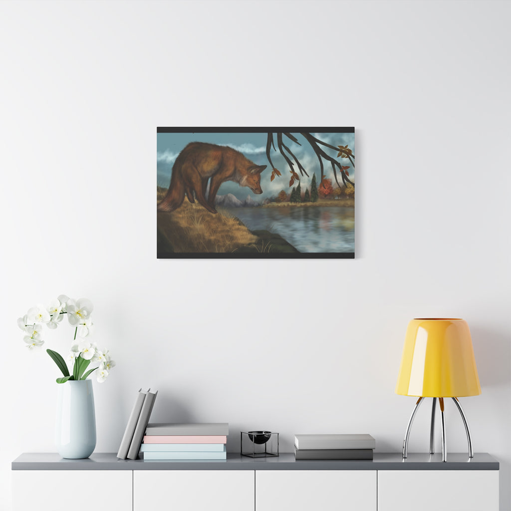 Autumn Fox Canvas, Stretched, 1.25"