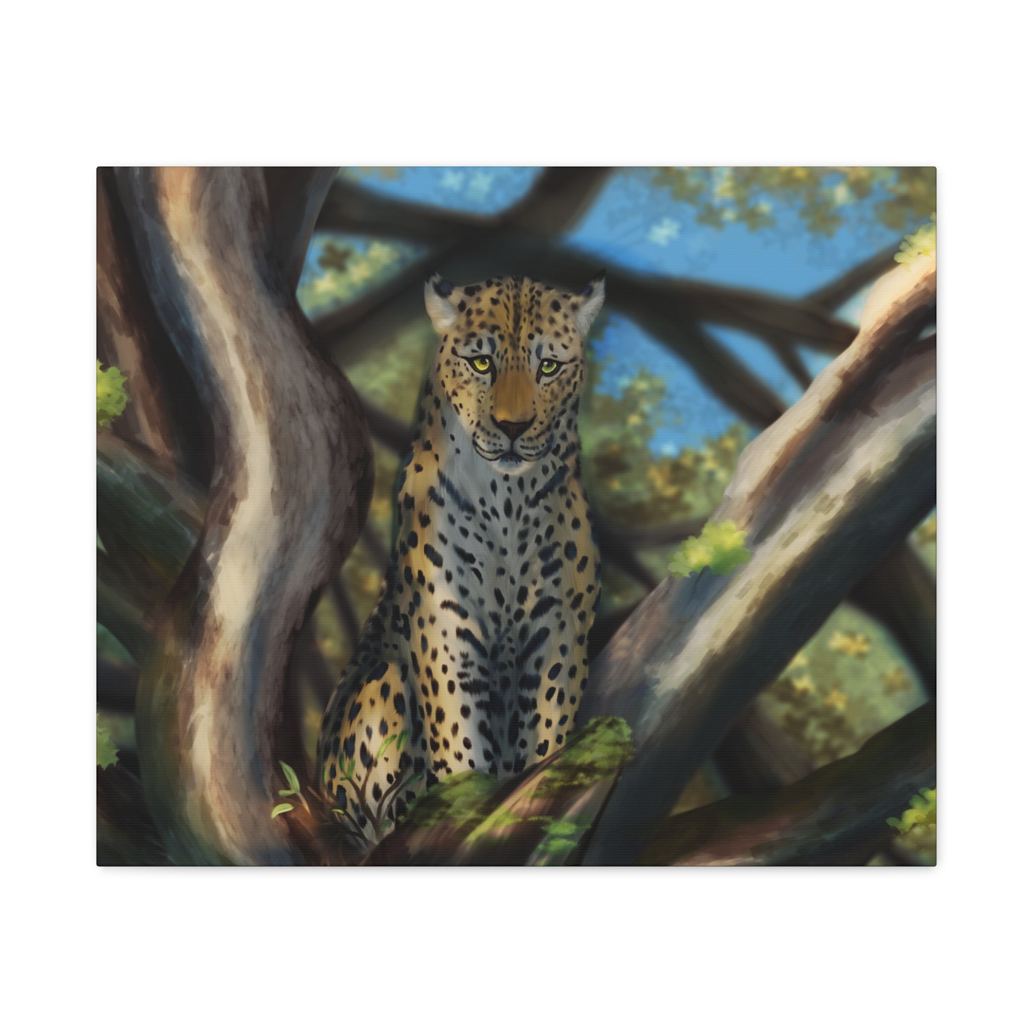 Cheetah Matte Canvas, Stretched, 1.25"
