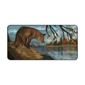 Autumn Fox Lake16x32 Desk Mat