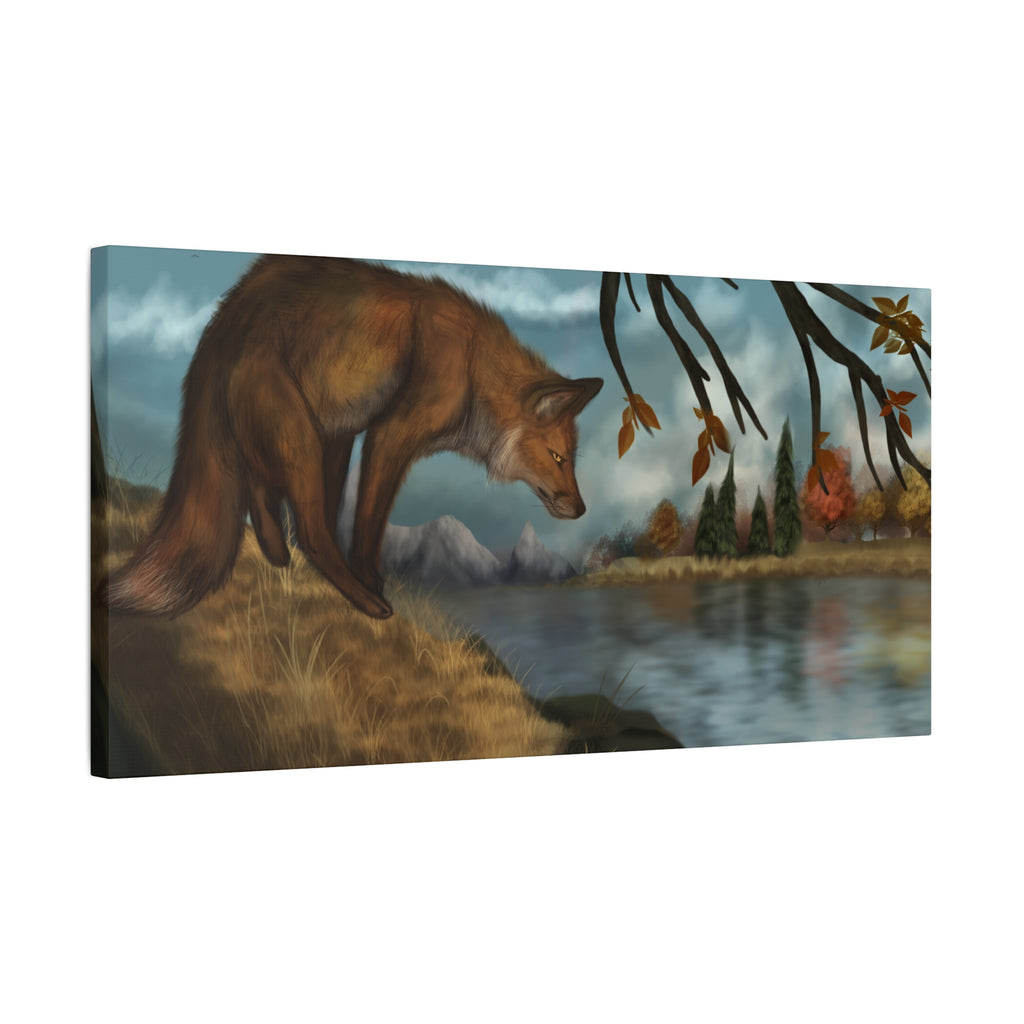 Autumn Fox Canvas, Stretched, 1.25"