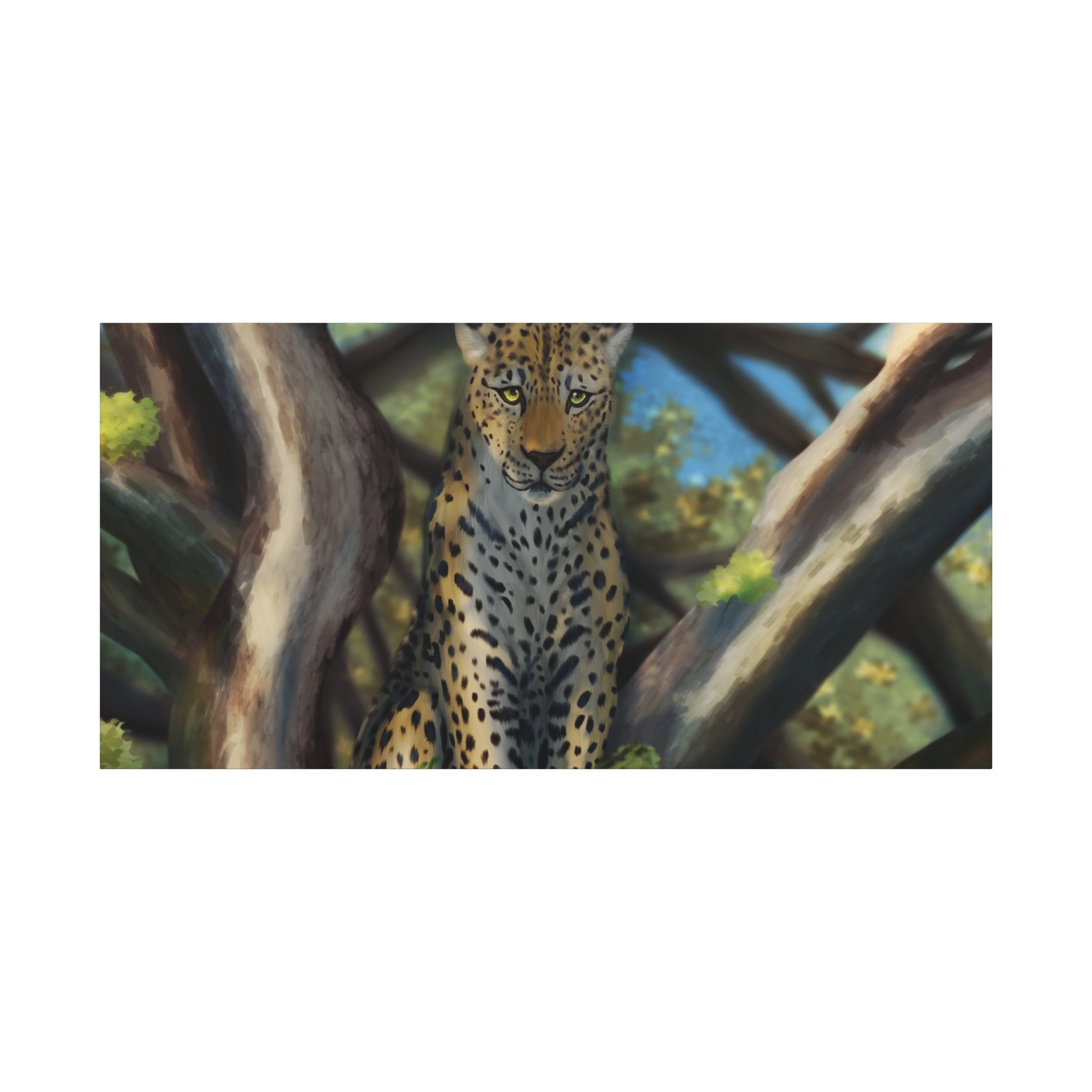 Cheetah Matte Canvas, Stretched, 1.25"