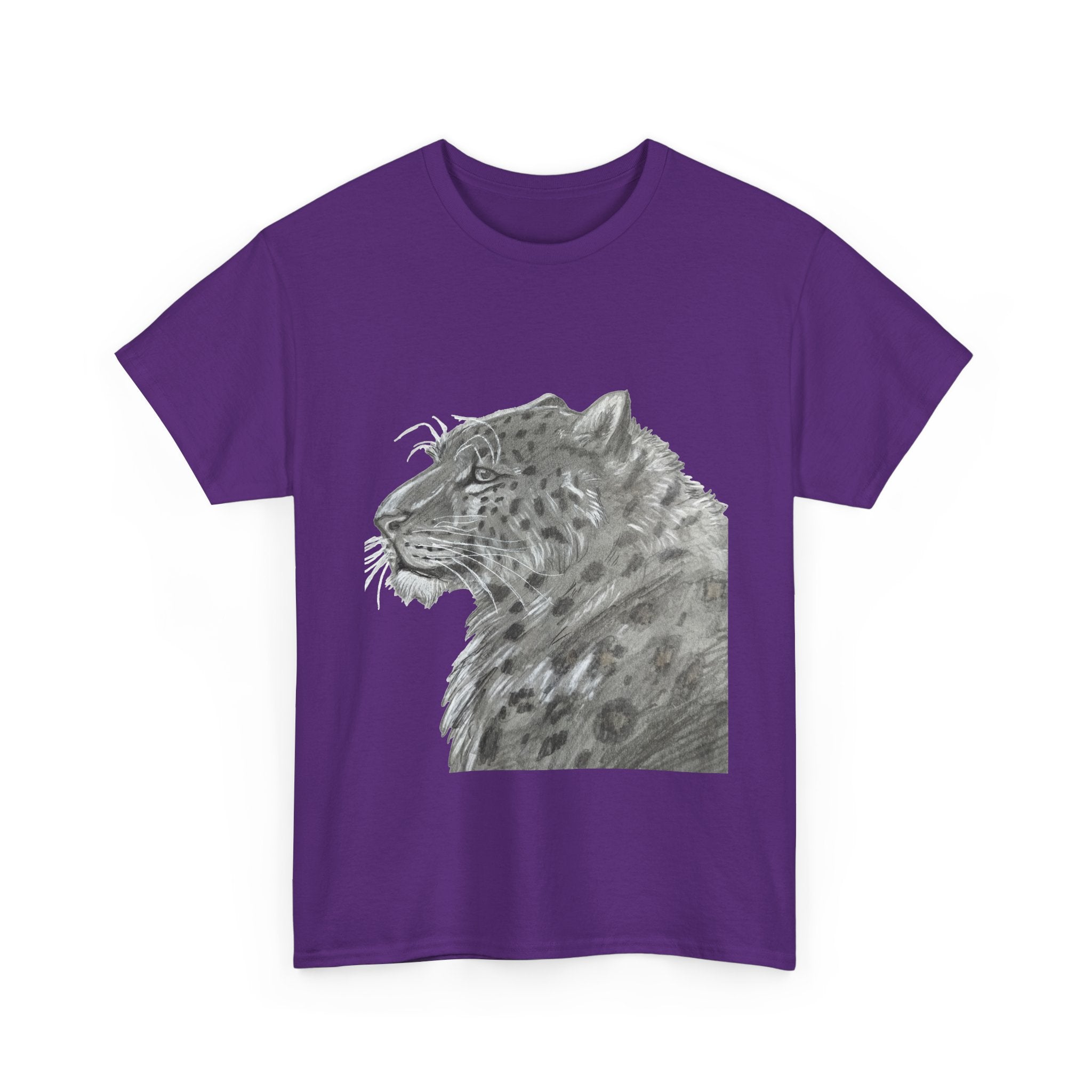 Leopard BW Heavy Cotton Tee