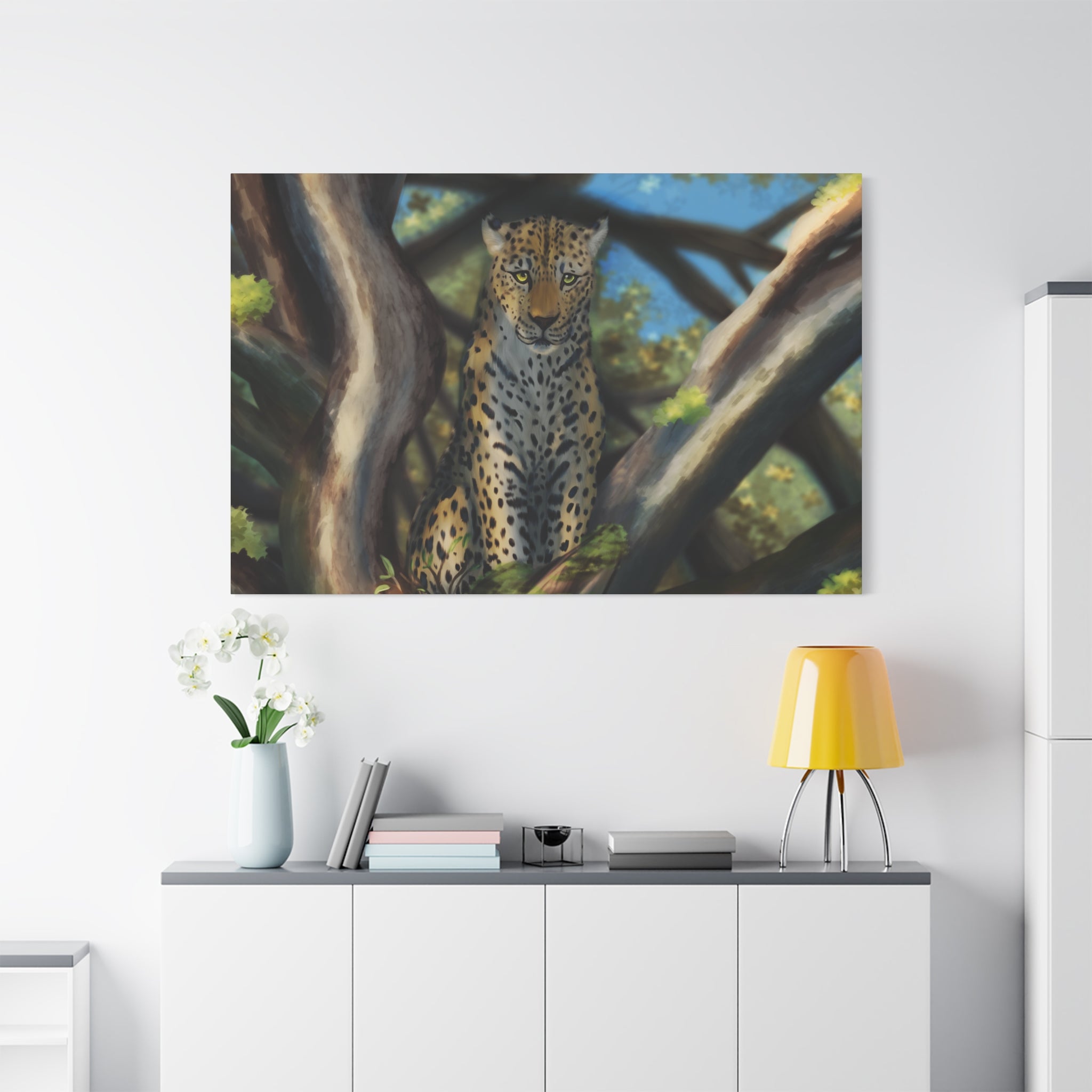 Cheetah Matte Canvas, Stretched, 1.25"