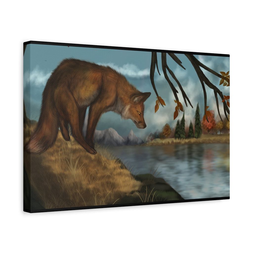 Autumn Fox Canvas, Stretched, 1.25"