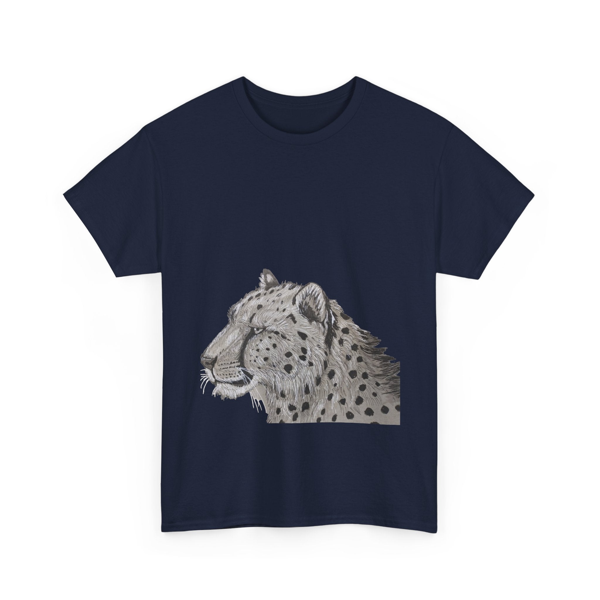 Cheetah BW Heavy Cotton Tee