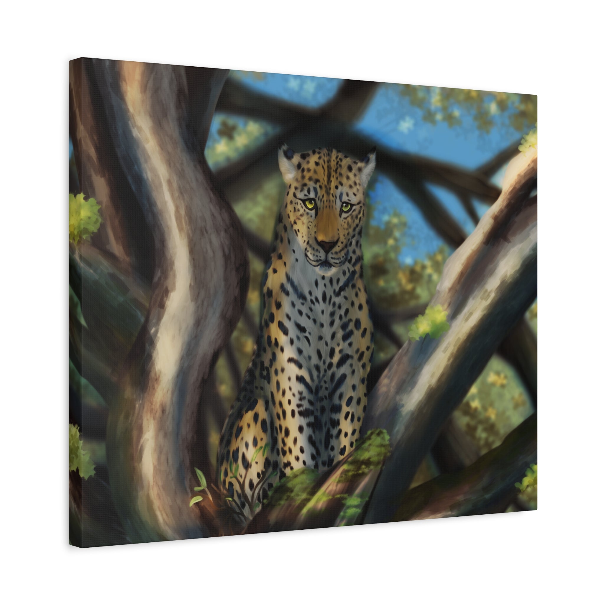 Cheetah Matte Canvas, Stretched, 1.25"