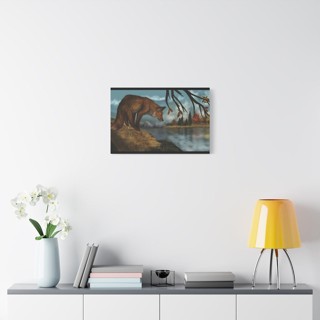 Autumn Fox Canvas, Stretched, 1.25"