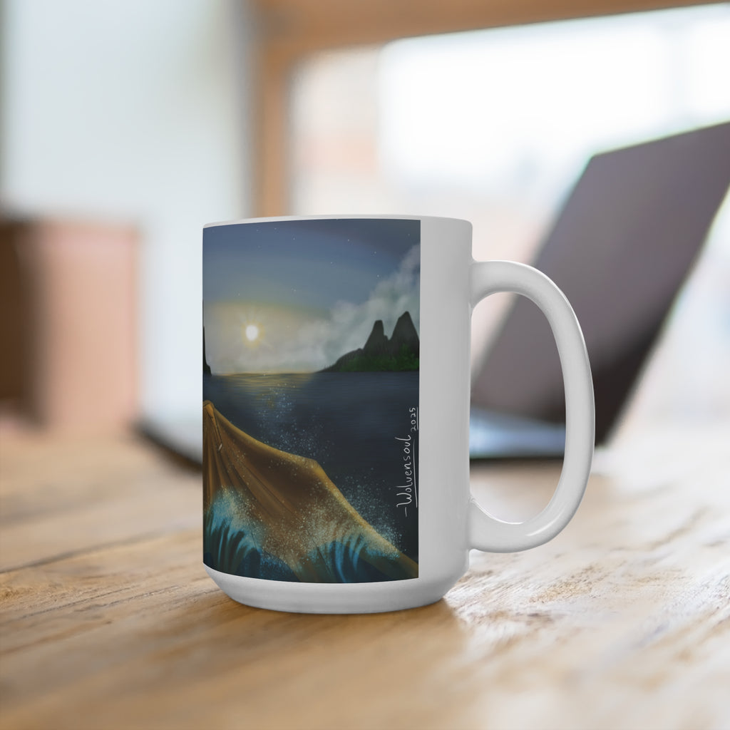 SEA DRAGON Mug white 15oz