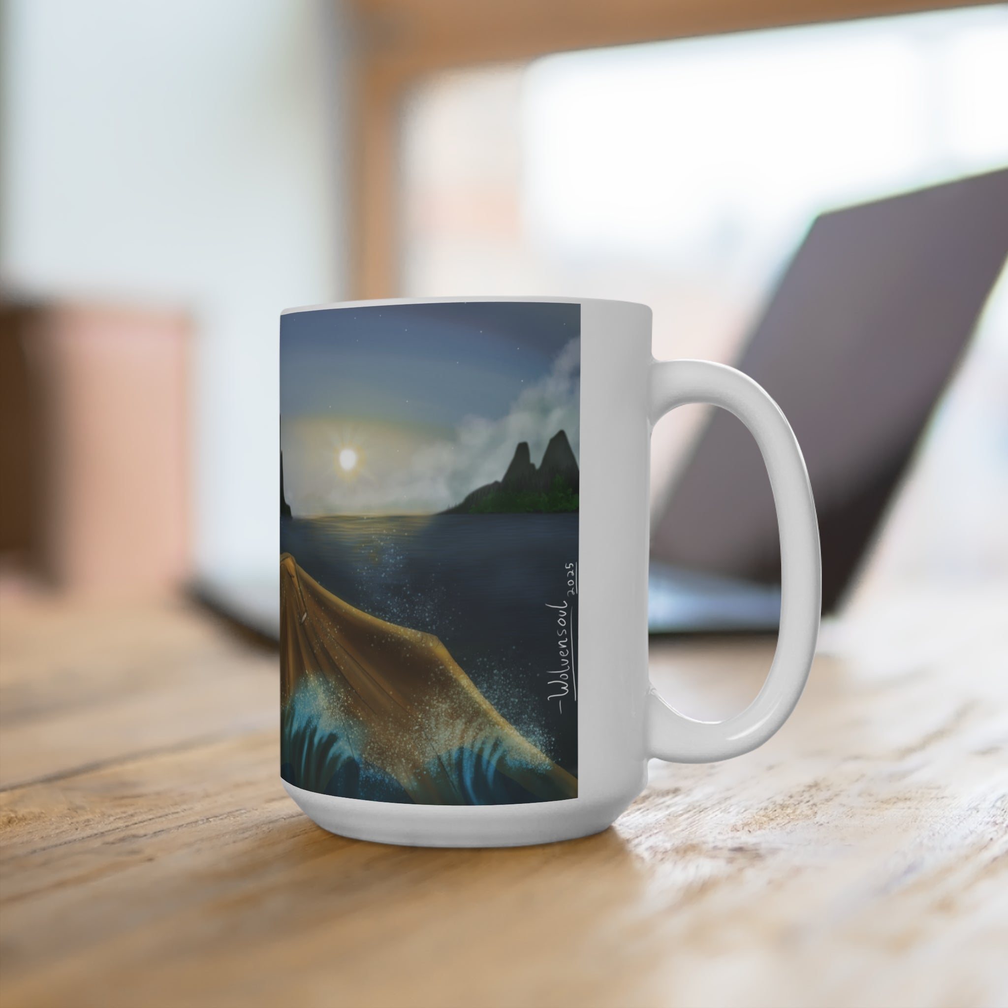 SEA DRAGON Mug white 15oz