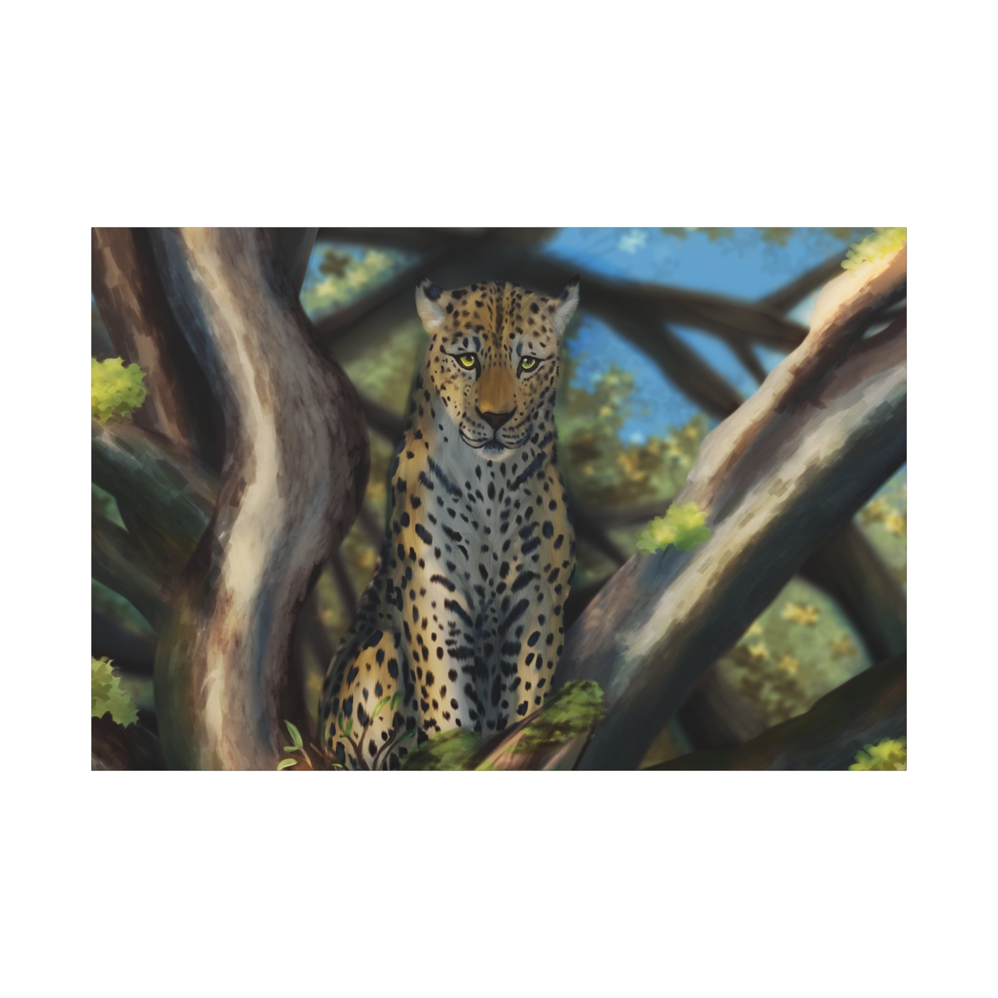 Cheetah Matte Canvas, Stretched, 1.25"
