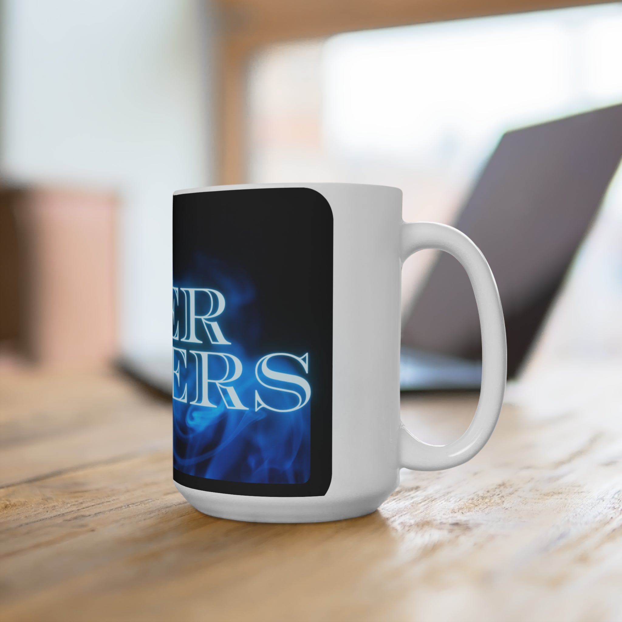 Forever Embers blue flame Mug 15oz
