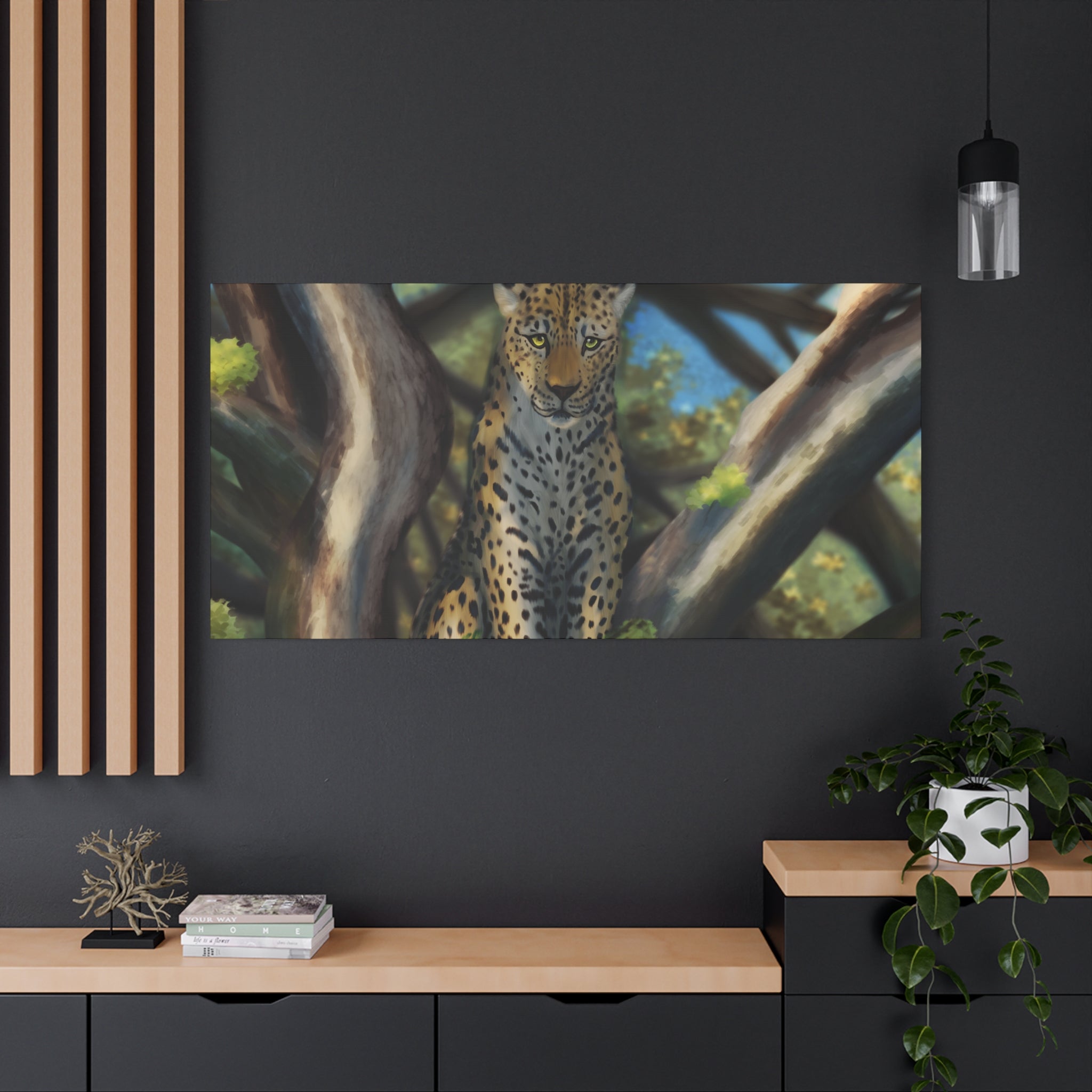 Cheetah Matte Canvas, Stretched, 1.25"