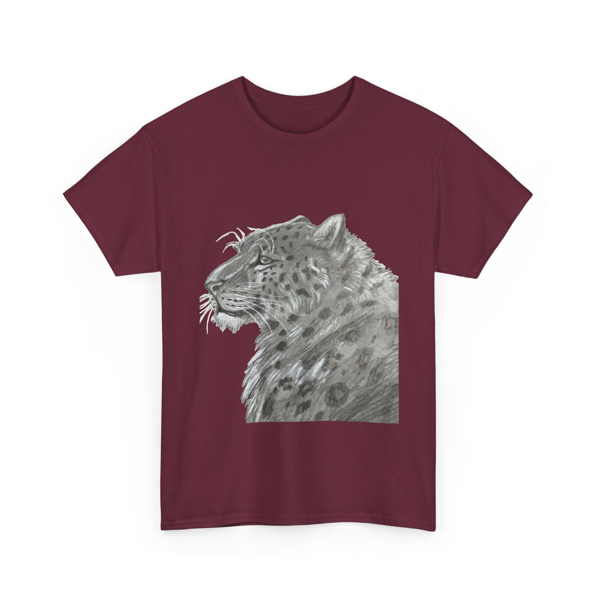 Leopard BW Heavy Cotton Tee