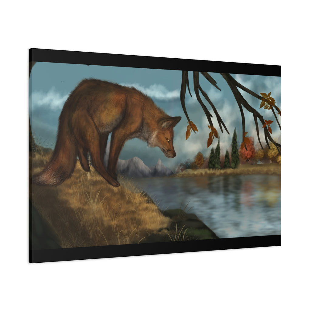 Autumn Fox Canvas, Stretched, 1.25"