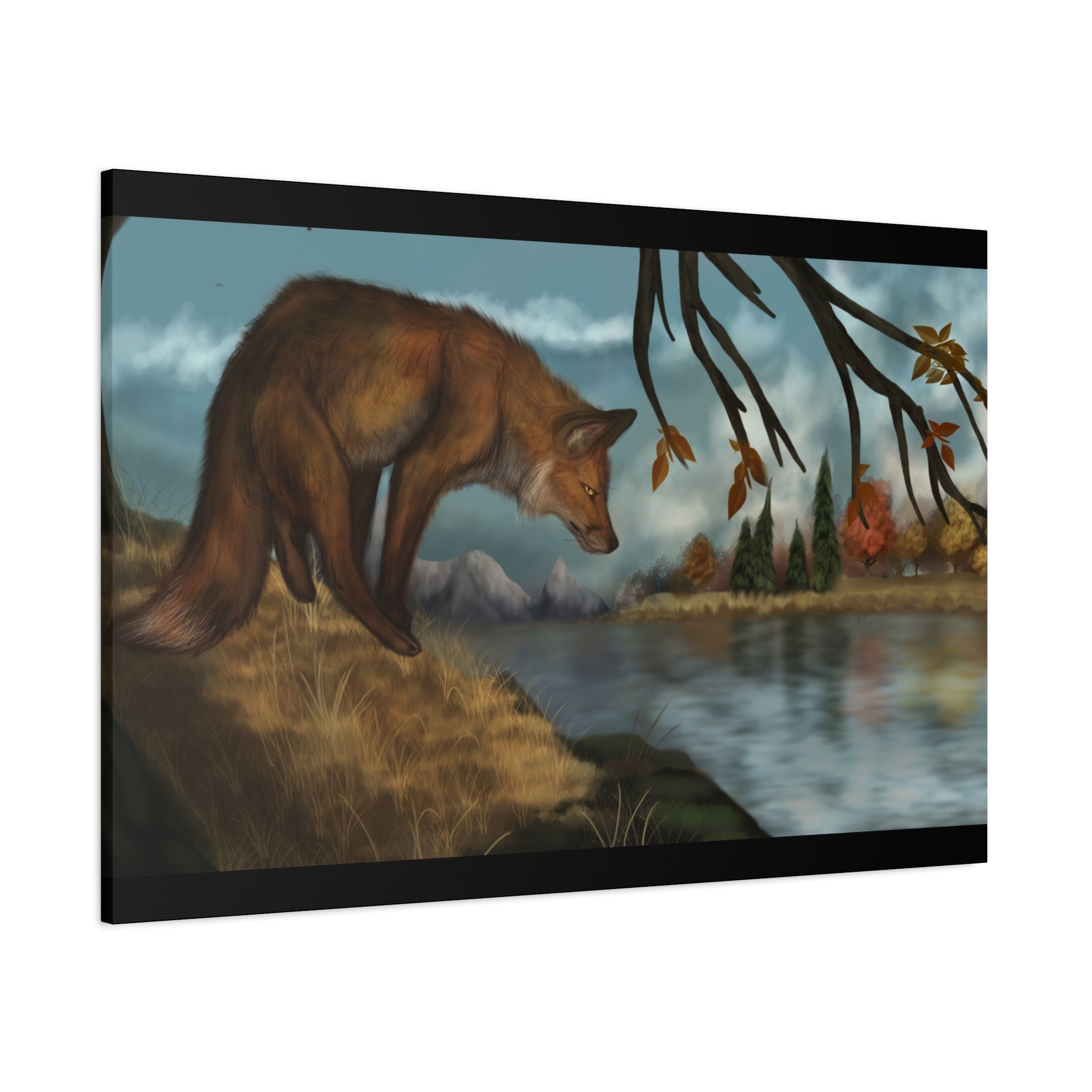 Autumn Fox Canvas, Stretched, 1.25"
