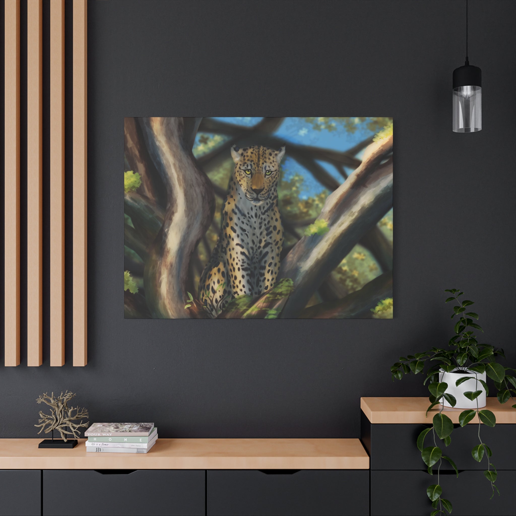 Cheetah Matte Canvas, Stretched, 1.25"