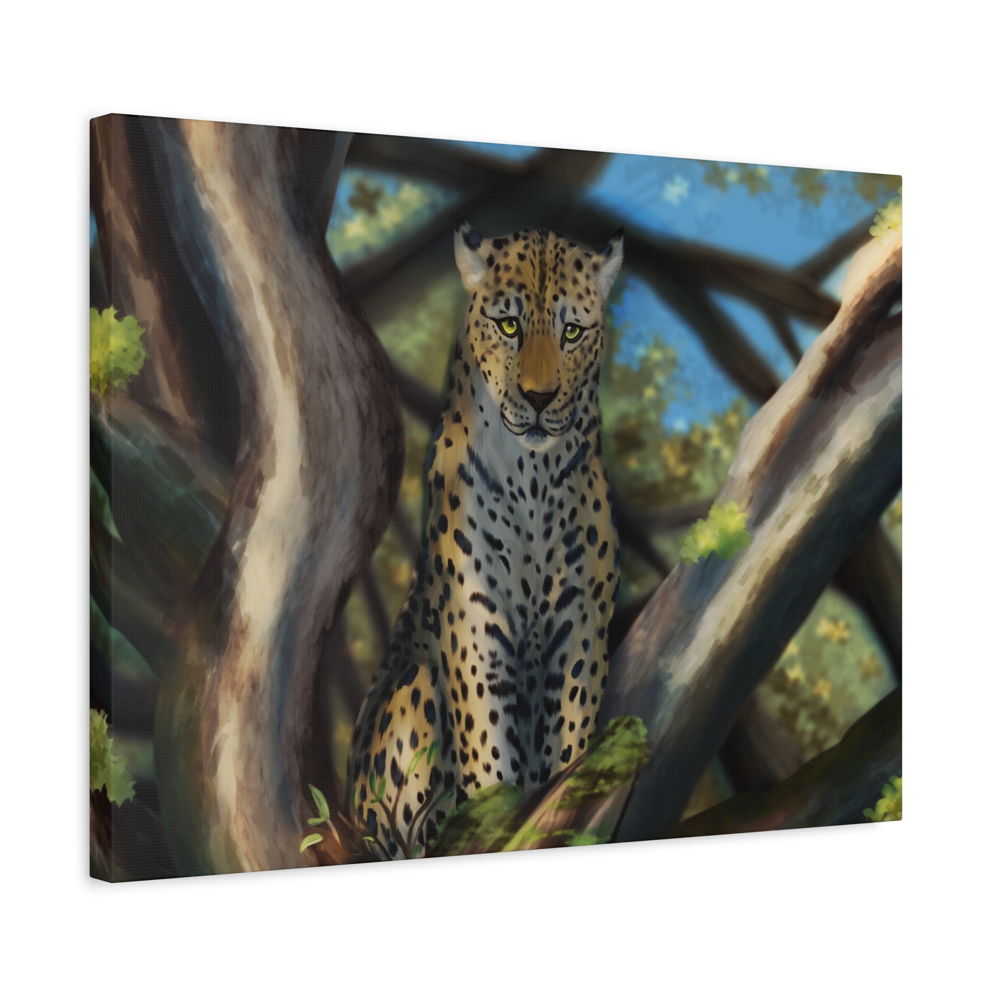 Cheetah Matte Canvas, Stretched, 1.25"