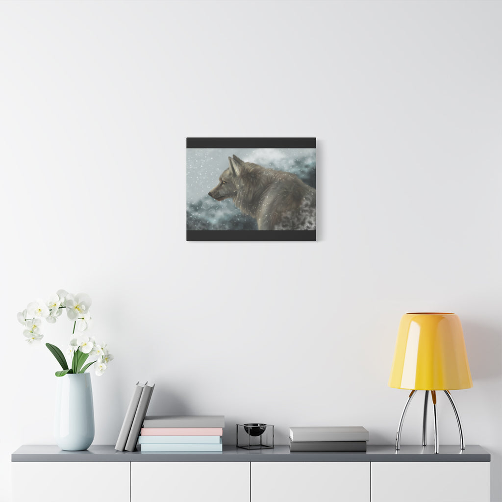 Lone Wolf Matte Canvas, Stretched, 1.25"