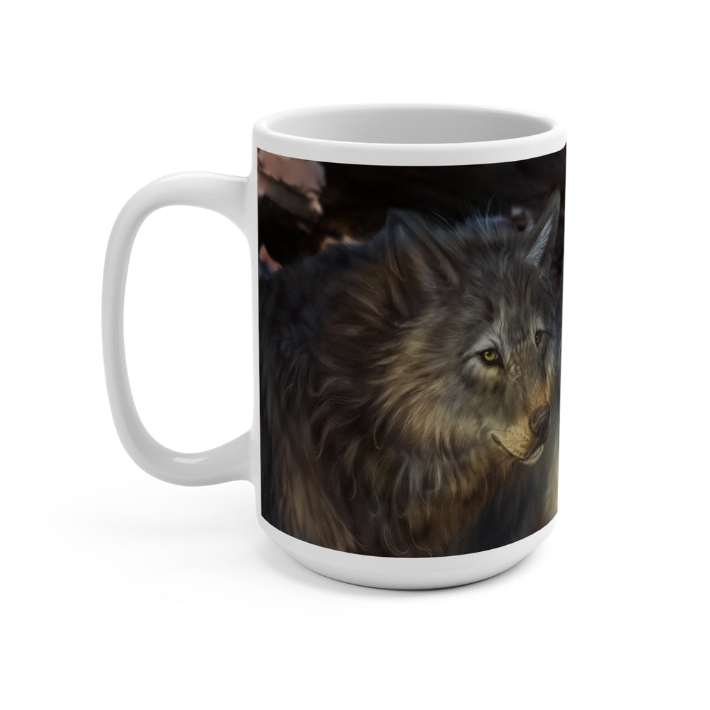 FireWolves Mug white  15oz