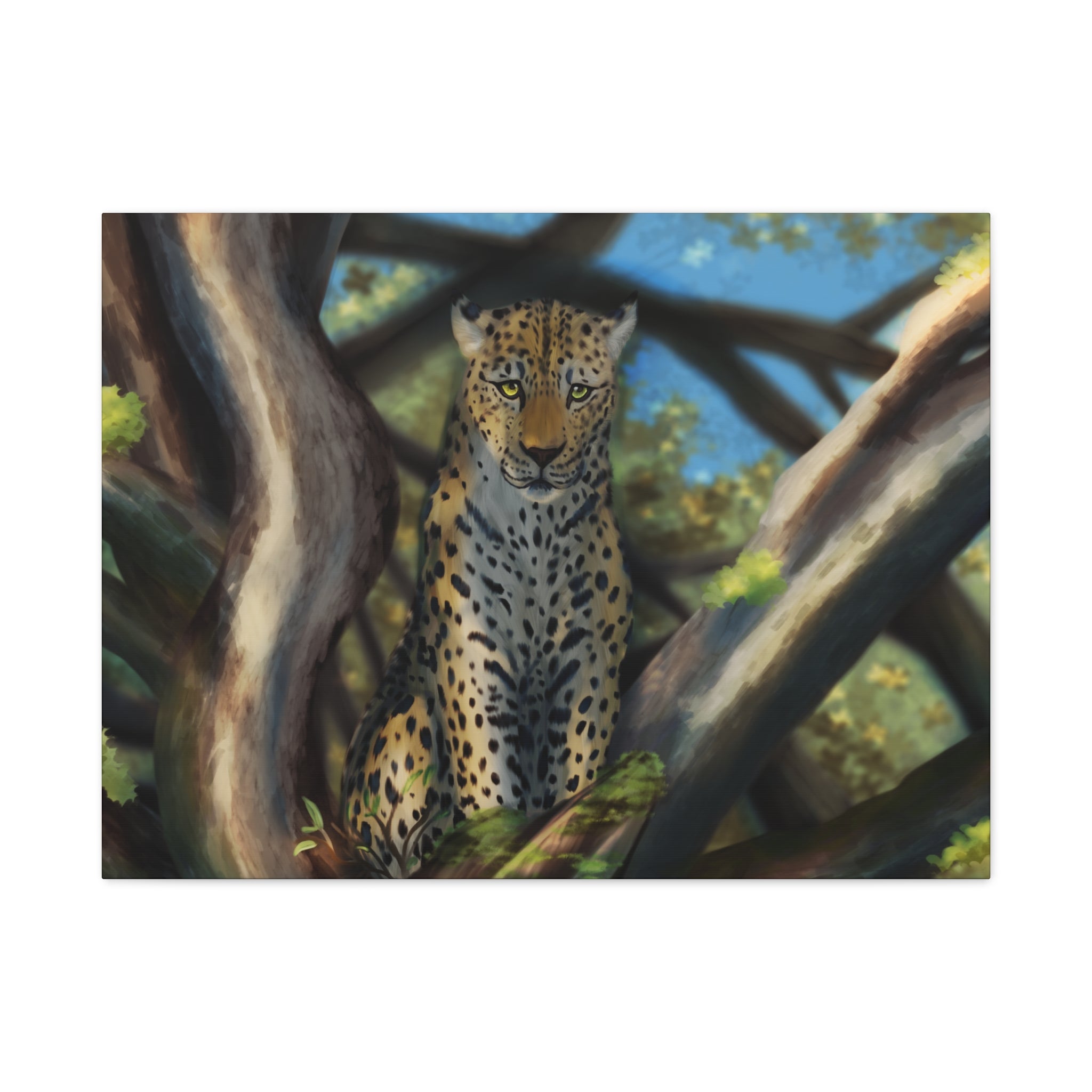 Cheetah Matte Canvas, Stretched, 1.25"