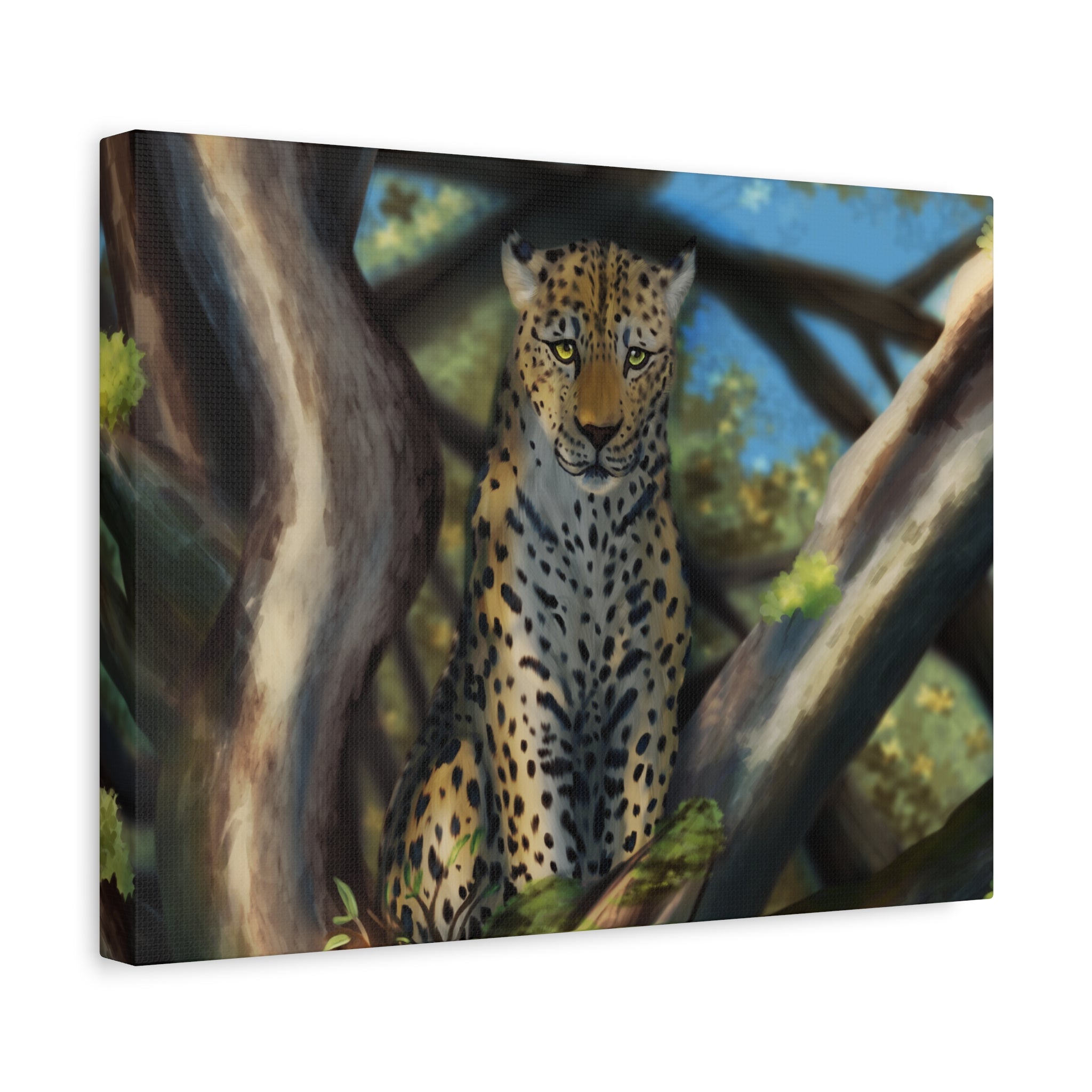 Cheetah Matte Canvas, Stretched, 1.25"