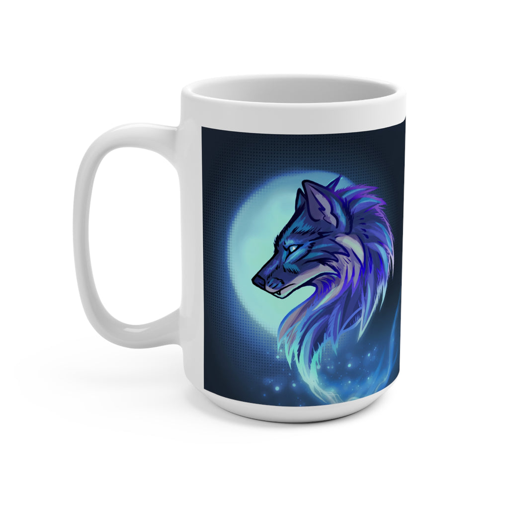 Wolvensoul White Logo Mug 15oz