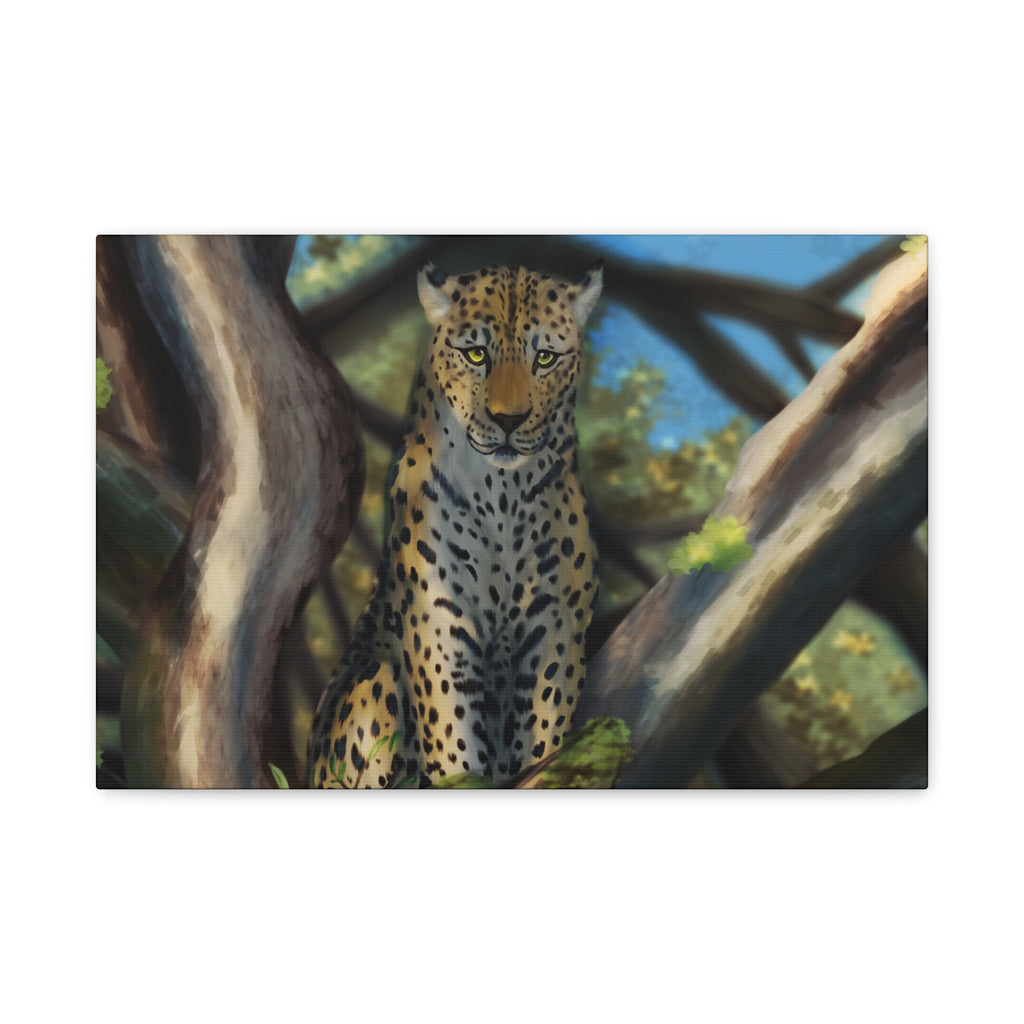 Cheetah Matte Canvas, Stretched, 1.25"