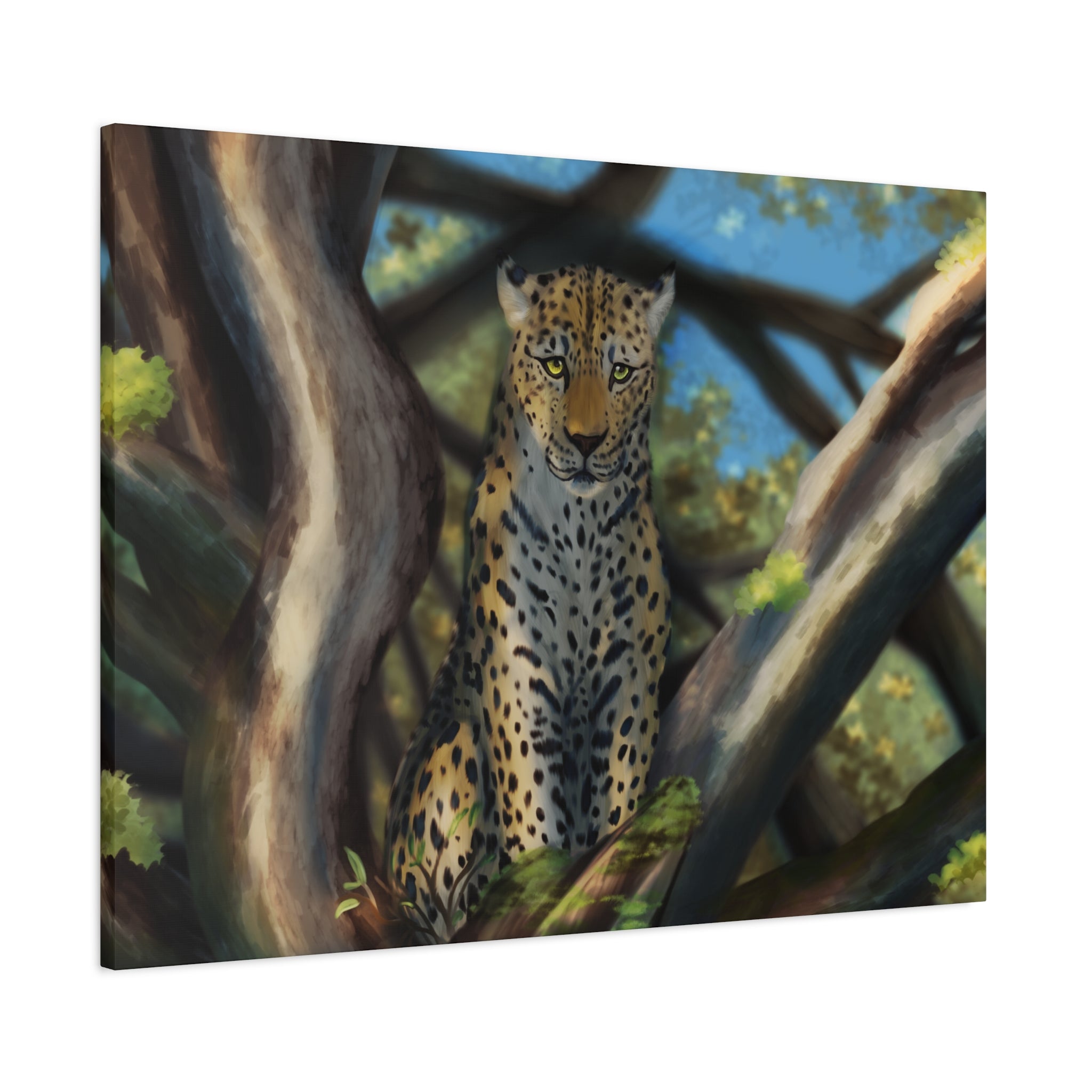 Cheetah Matte Canvas, Stretched, 1.25"