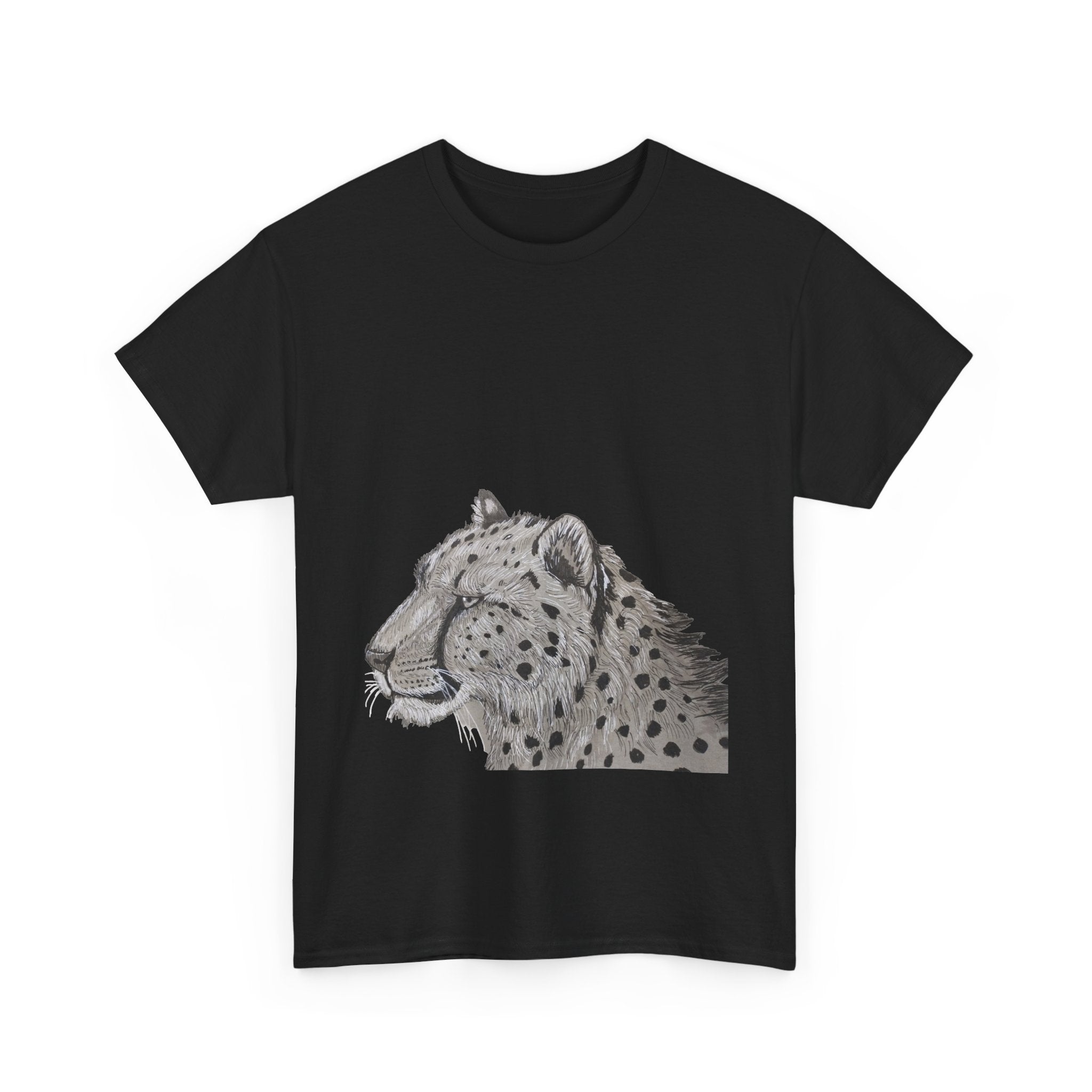 Cheetah BW Heavy Cotton Tee