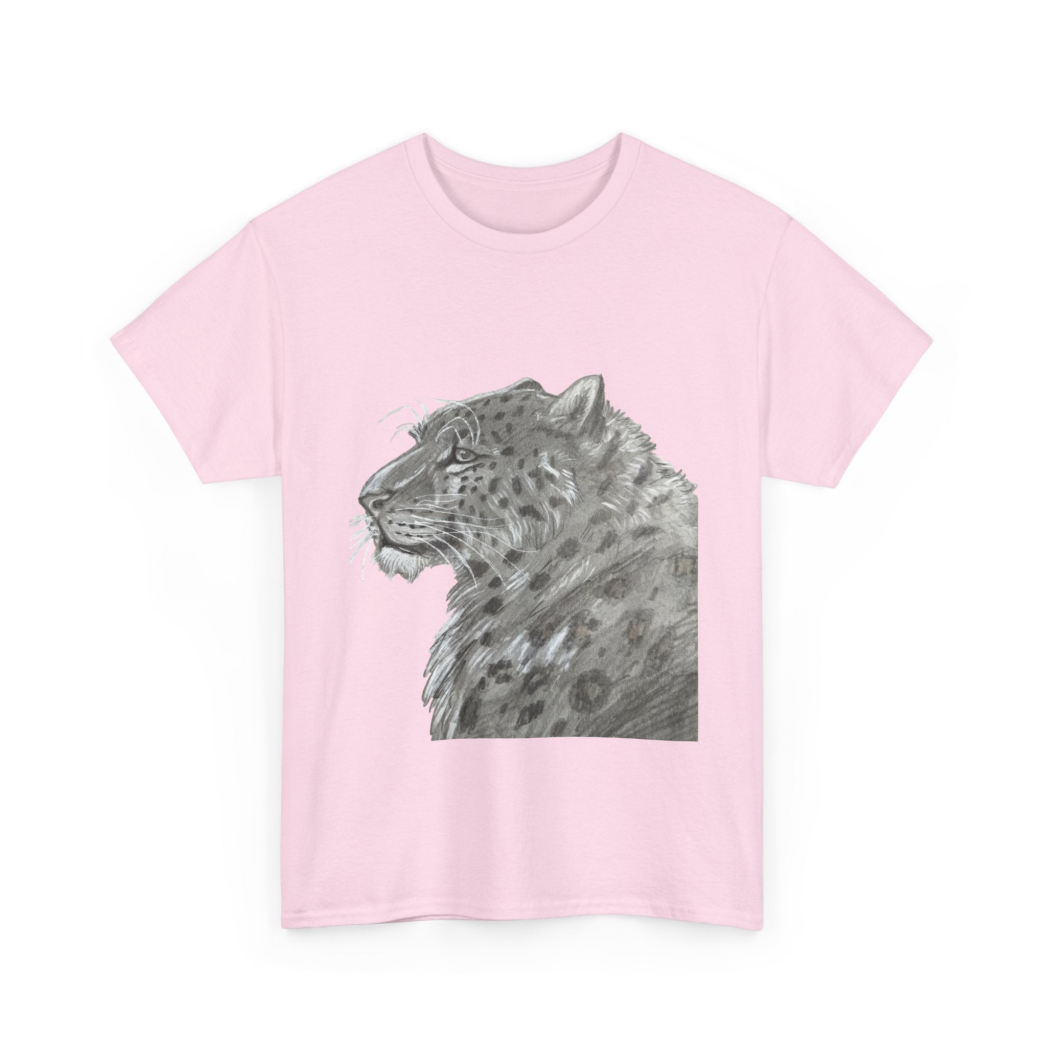 Leopard BW Heavy Cotton Tee