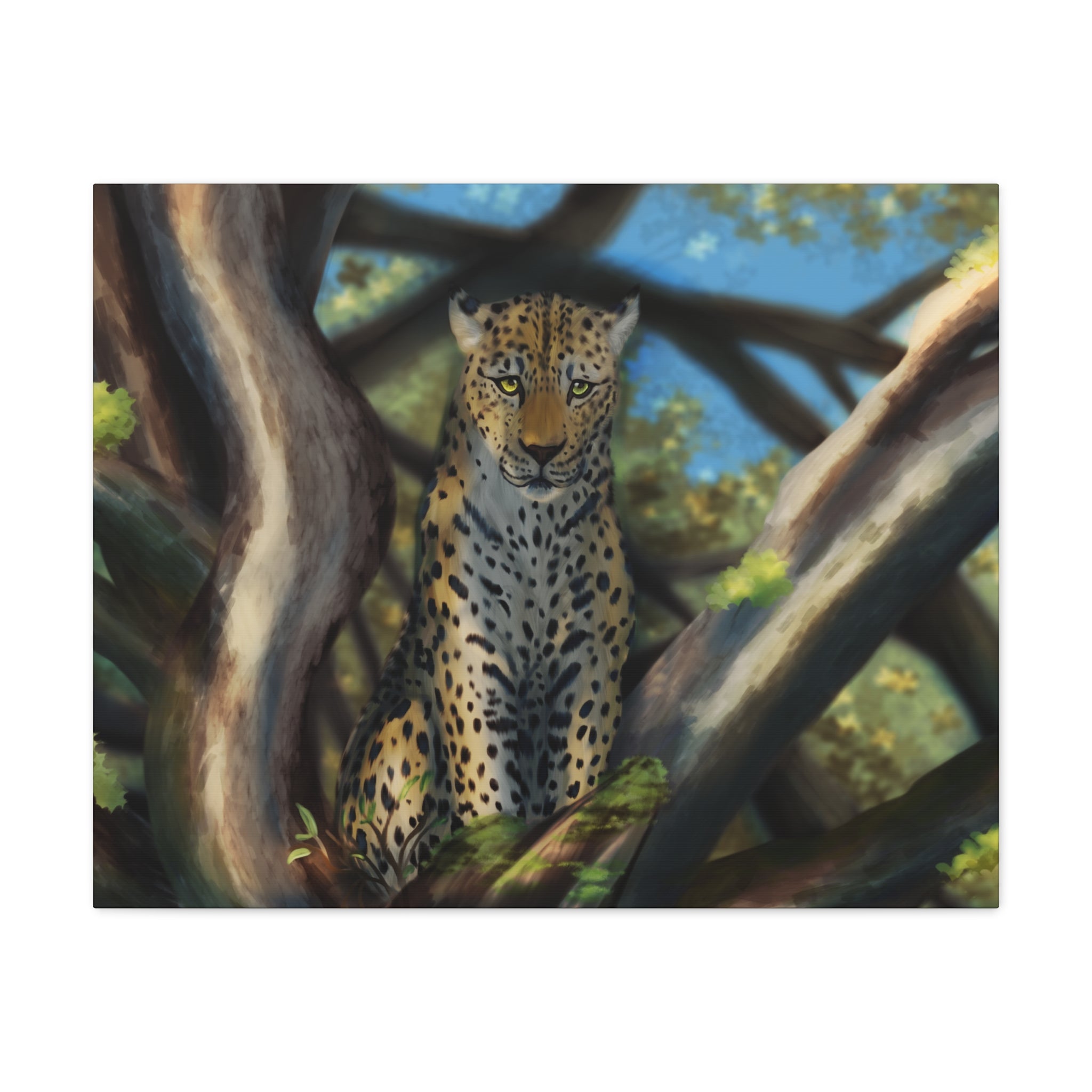 Cheetah Matte Canvas, Stretched, 1.25"