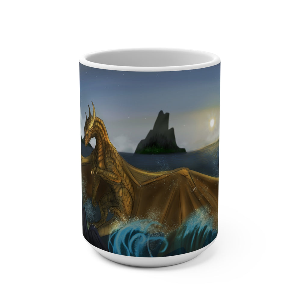 SEA DRAGON Mug white 15oz