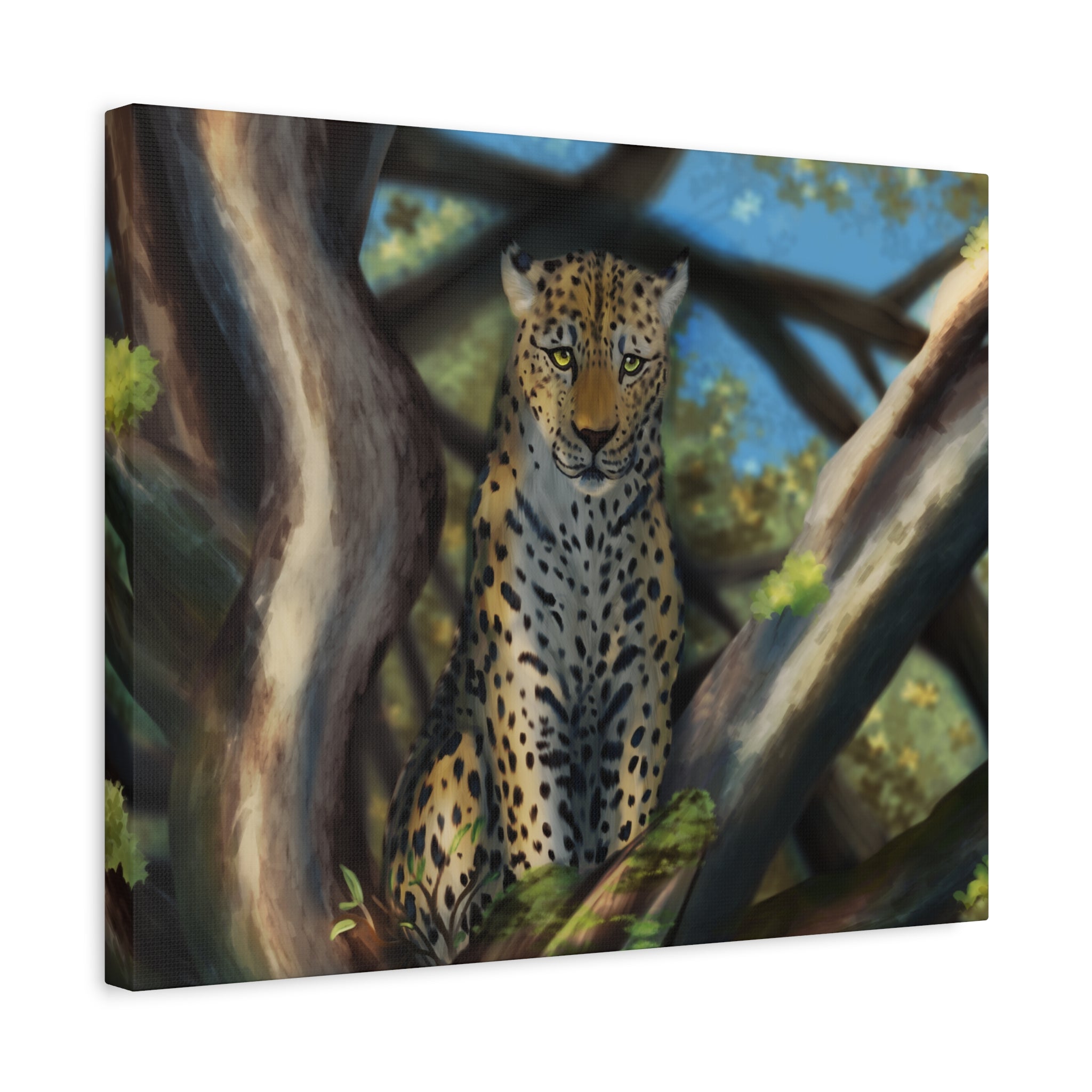 Cheetah Matte Canvas, Stretched, 1.25"