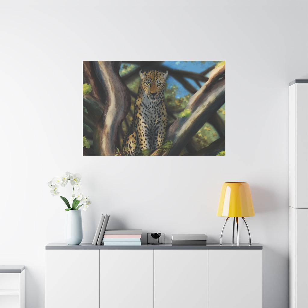 Cheetah Matte Canvas, Stretched, 1.25"