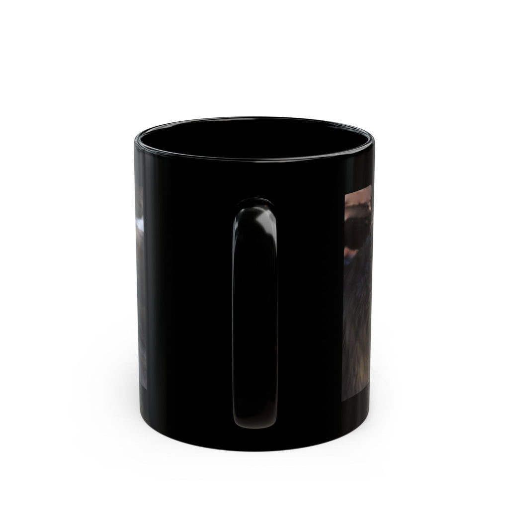 Fire Wolves  black Mug (15oz)