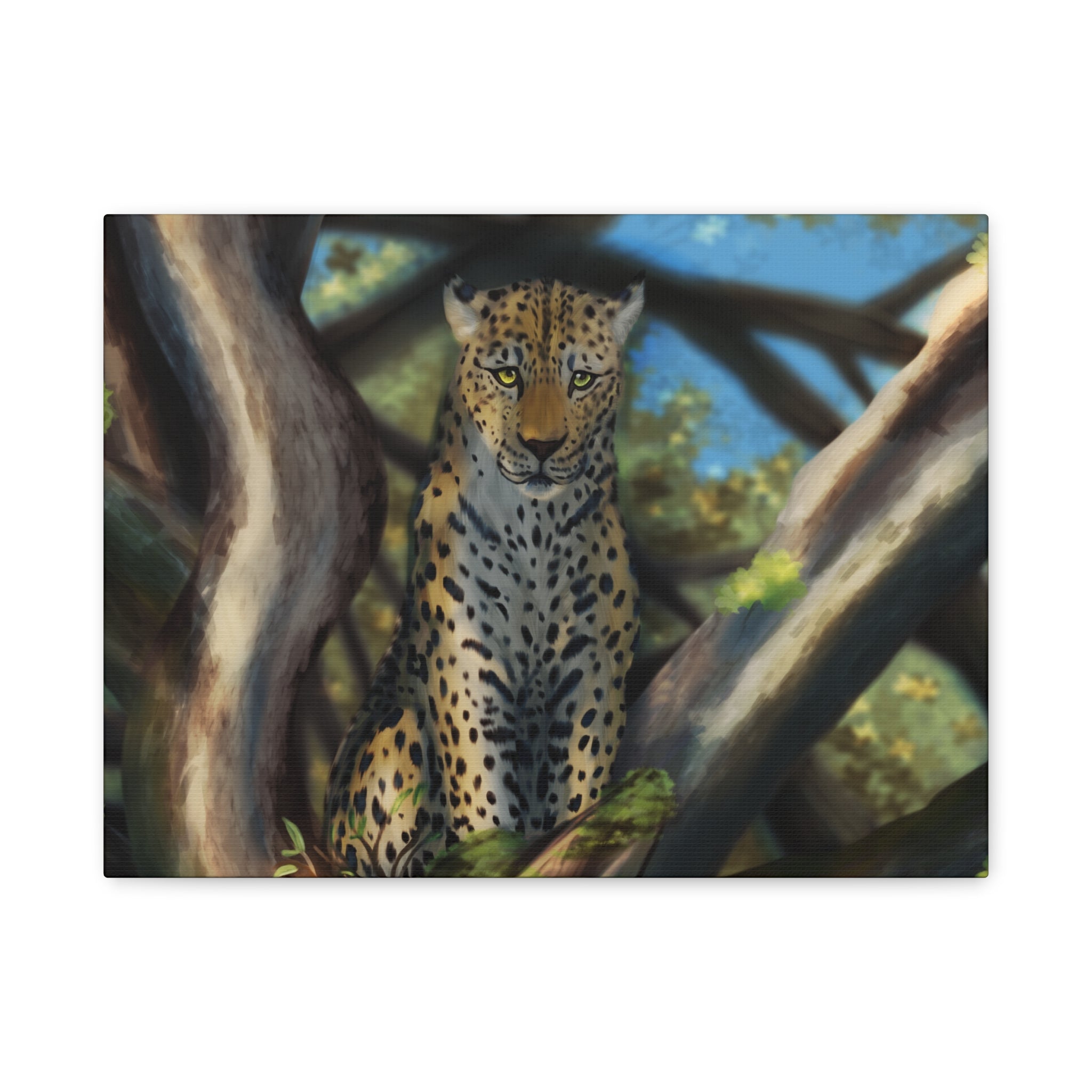 Cheetah Matte Canvas, Stretched, 1.25"