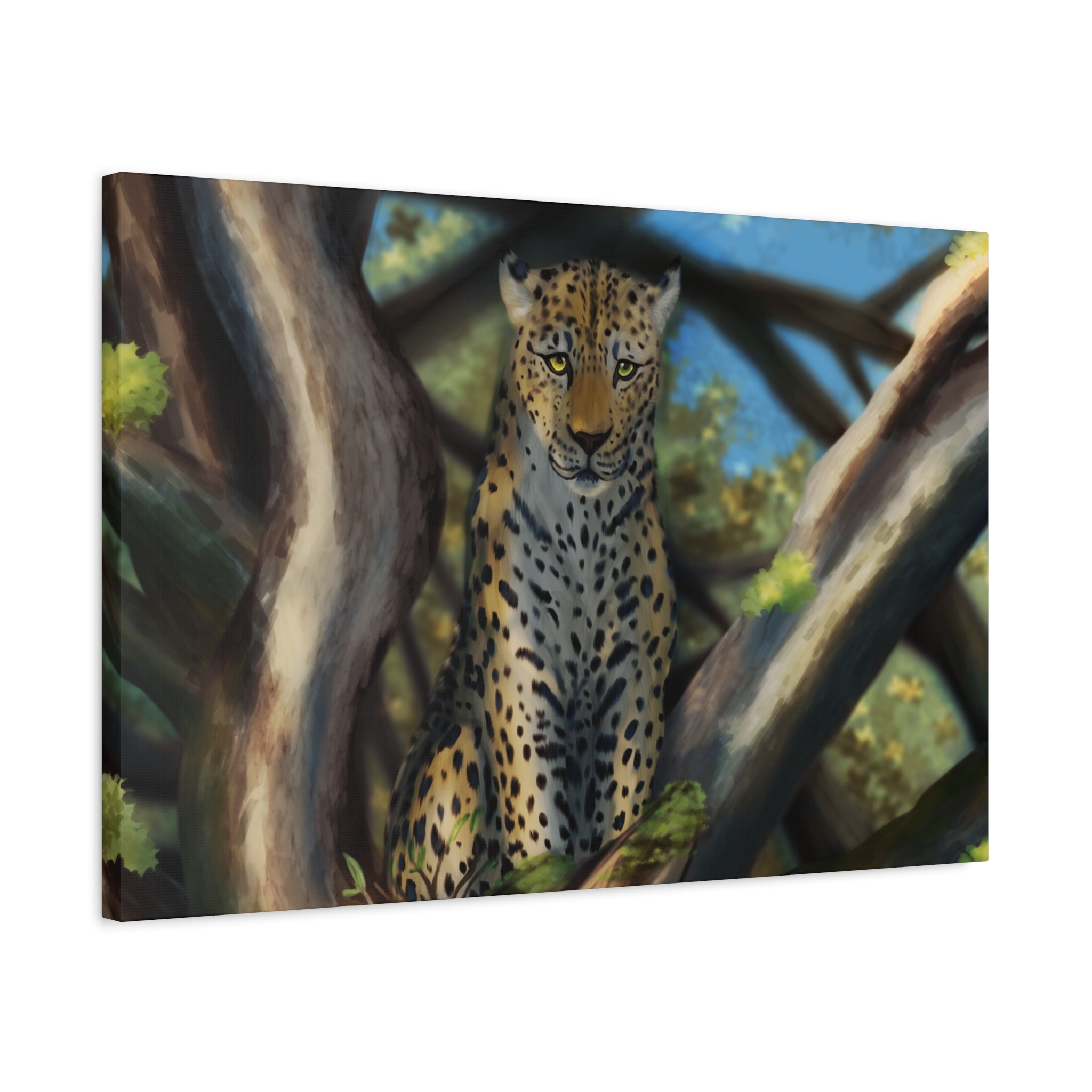 Cheetah Matte Canvas, Stretched, 1.25"