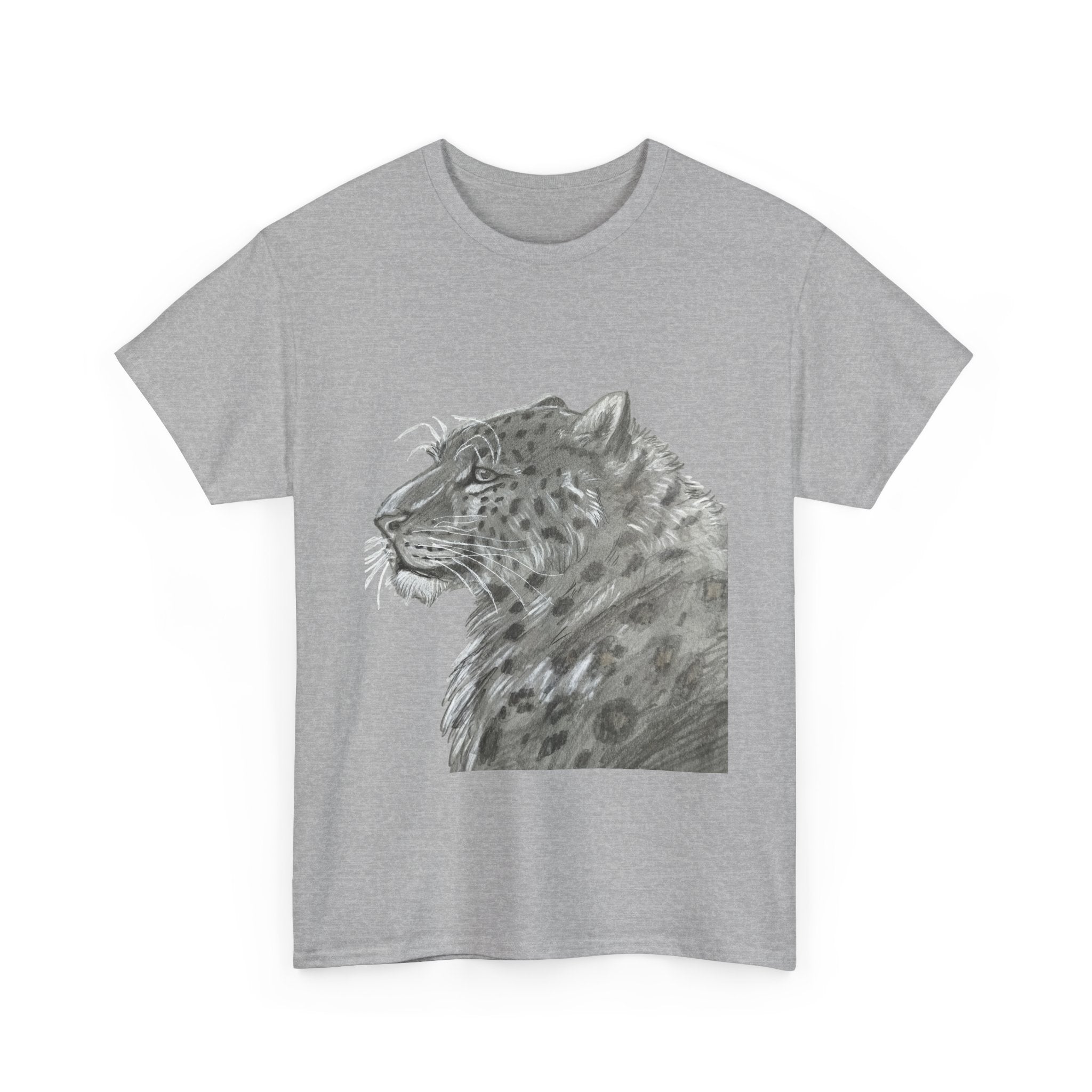 Leopard BW Heavy Cotton Tee