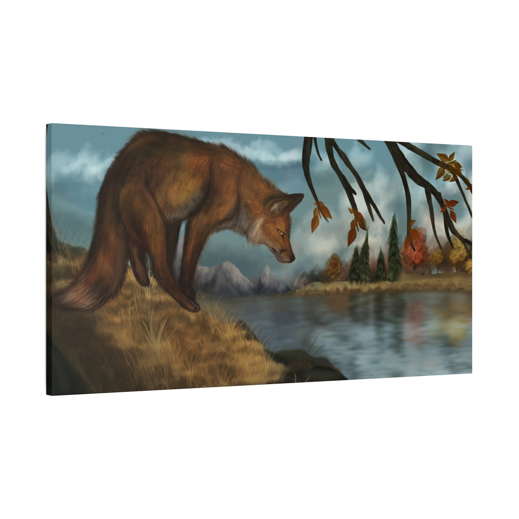 Autumn Fox Canvas, Stretched, 1.25"