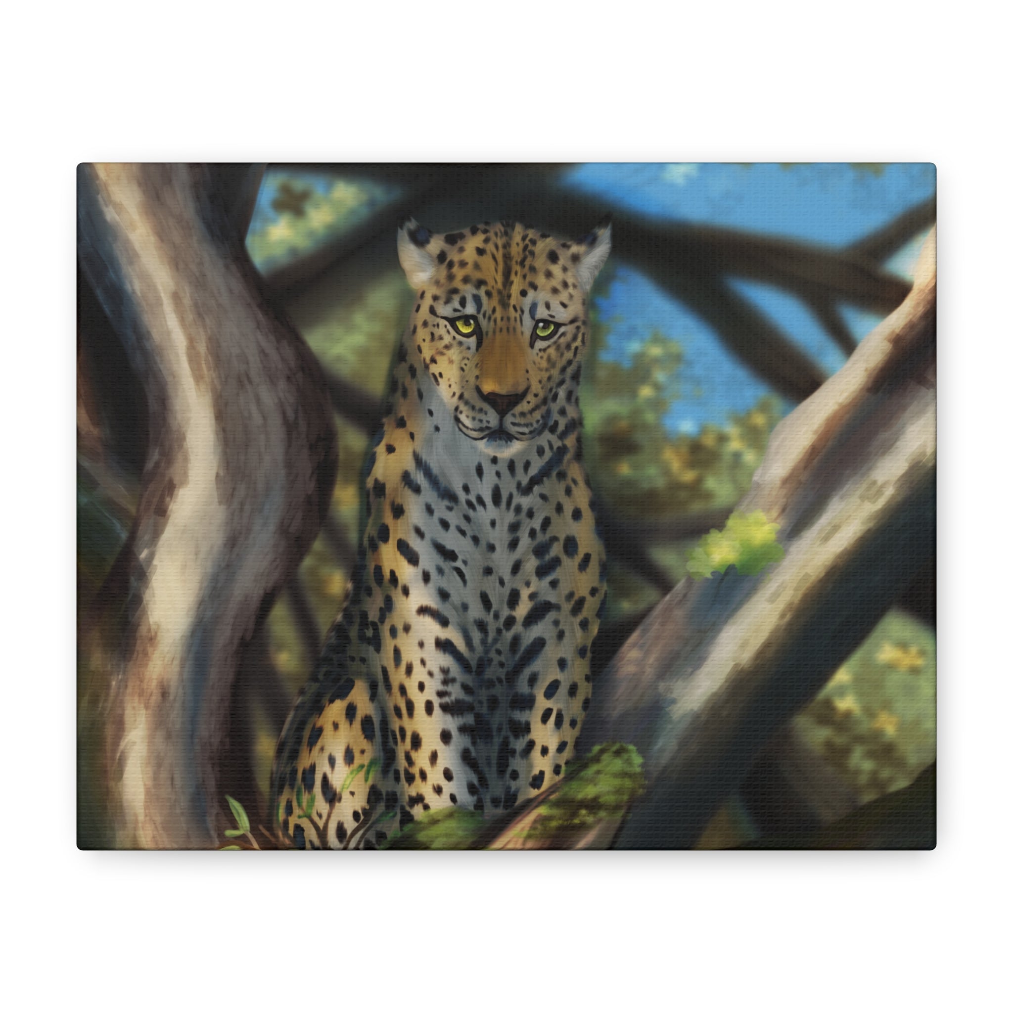 Cheetah Matte Canvas, Stretched, 1.25"