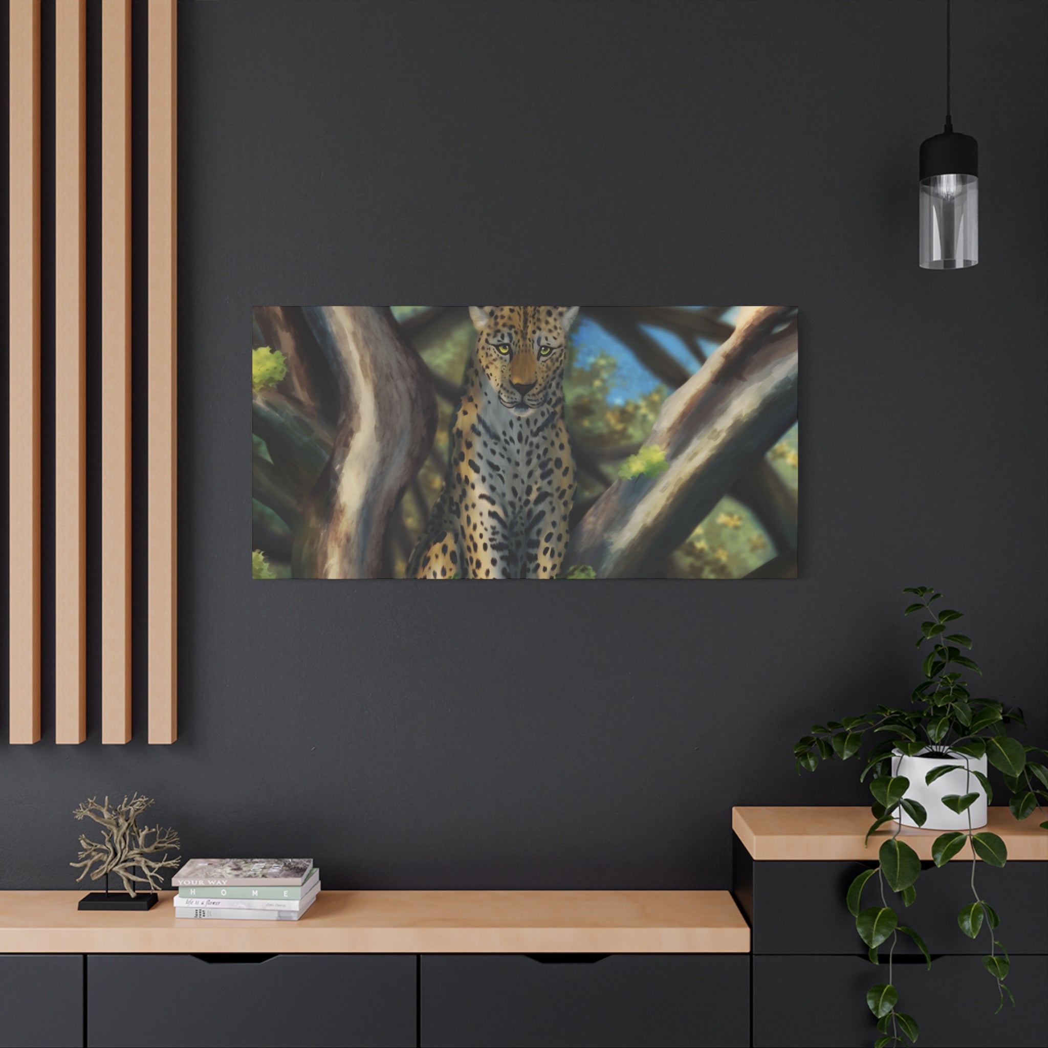 Cheetah Matte Canvas, Stretched, 1.25"