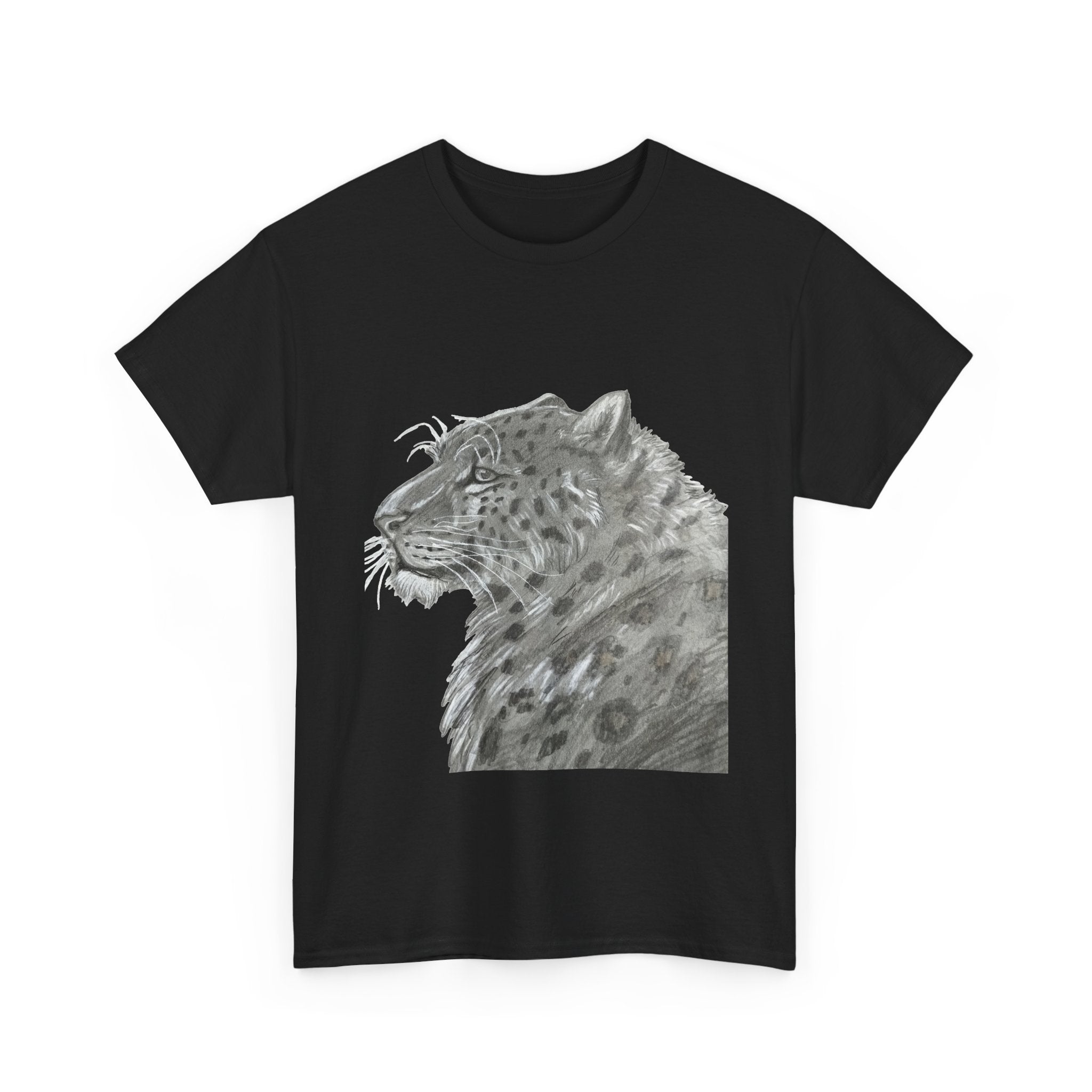 Leopard BW Heavy Cotton Tee
