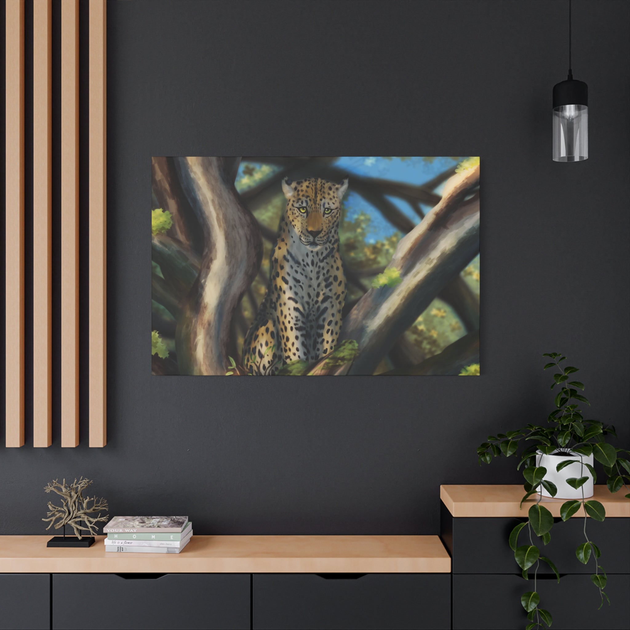 Cheetah Matte Canvas, Stretched, 1.25"