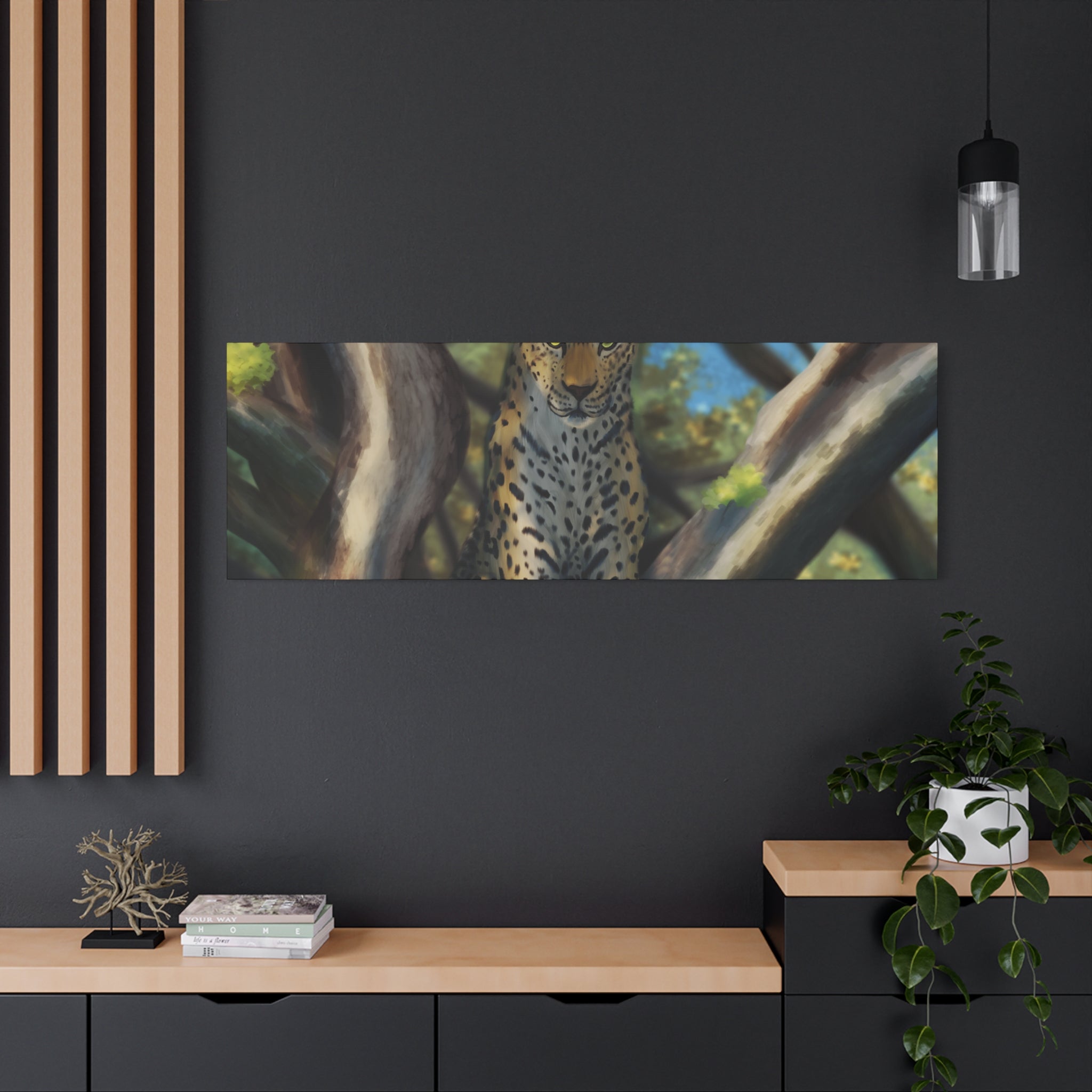 Cheetah Matte Canvas, Stretched, 1.25"