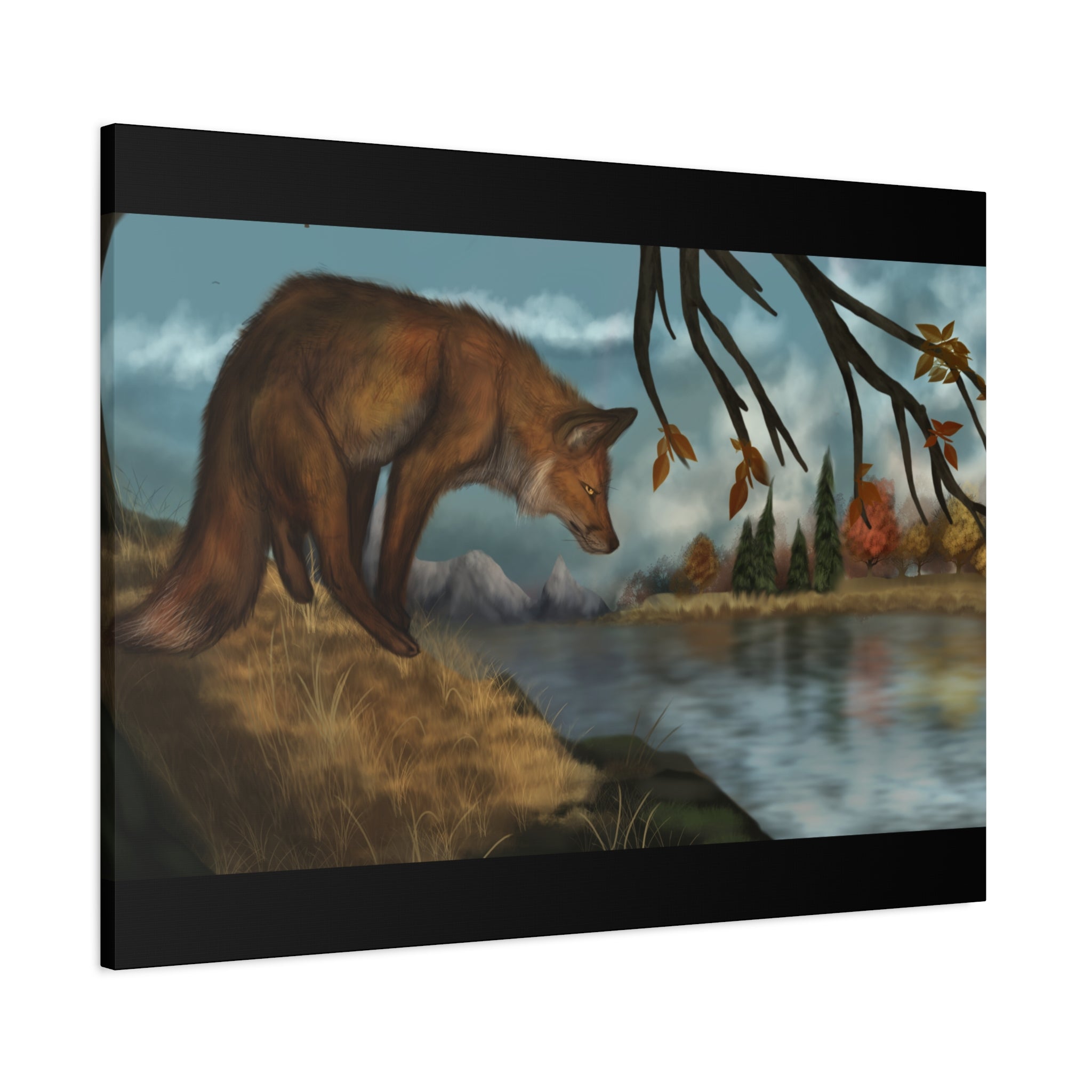Autumn Fox Canvas, Stretched, 1.25"